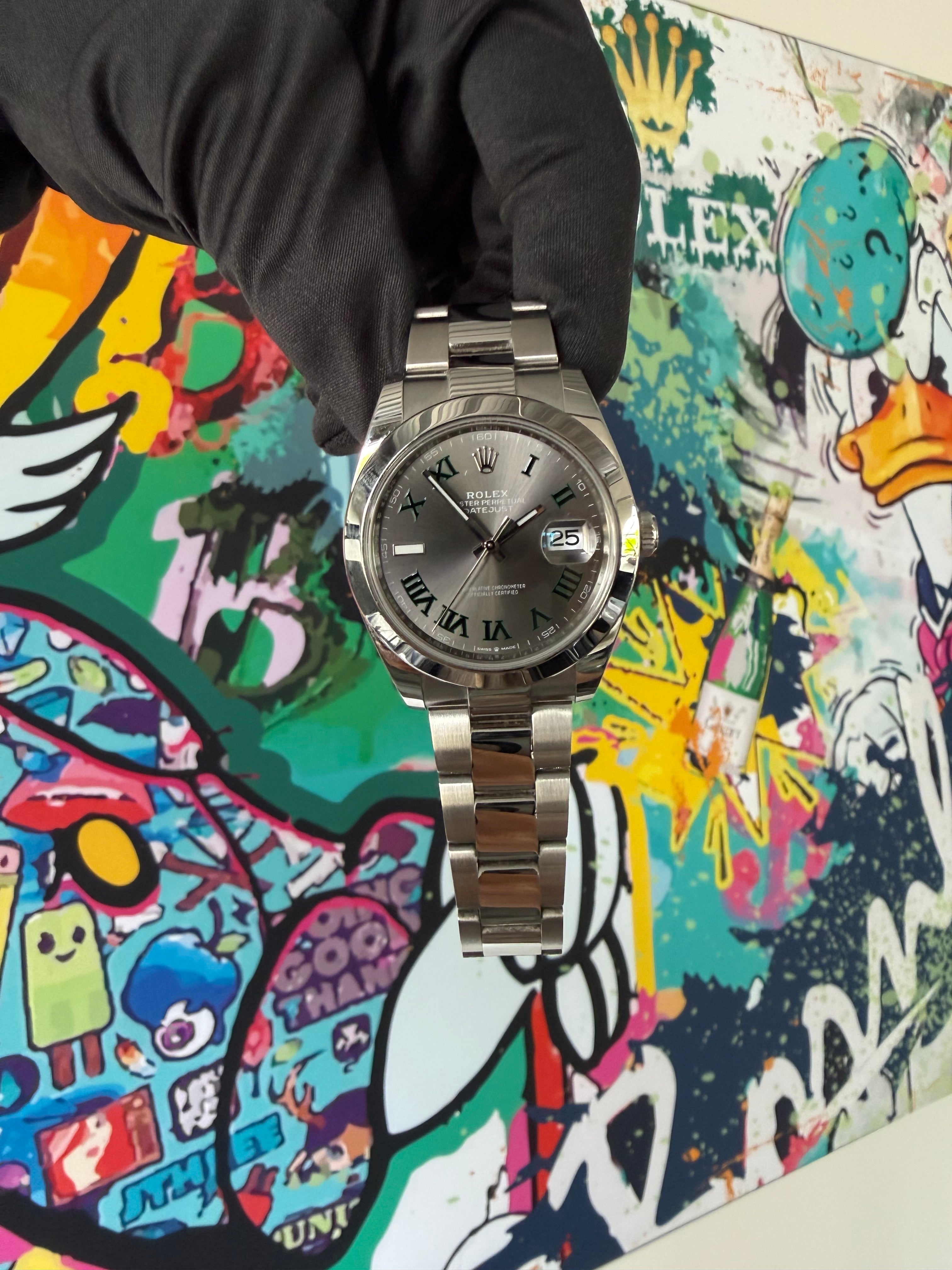 Rolex Datejust 41 | 126300 wimbledon oyster | 2023 | full set