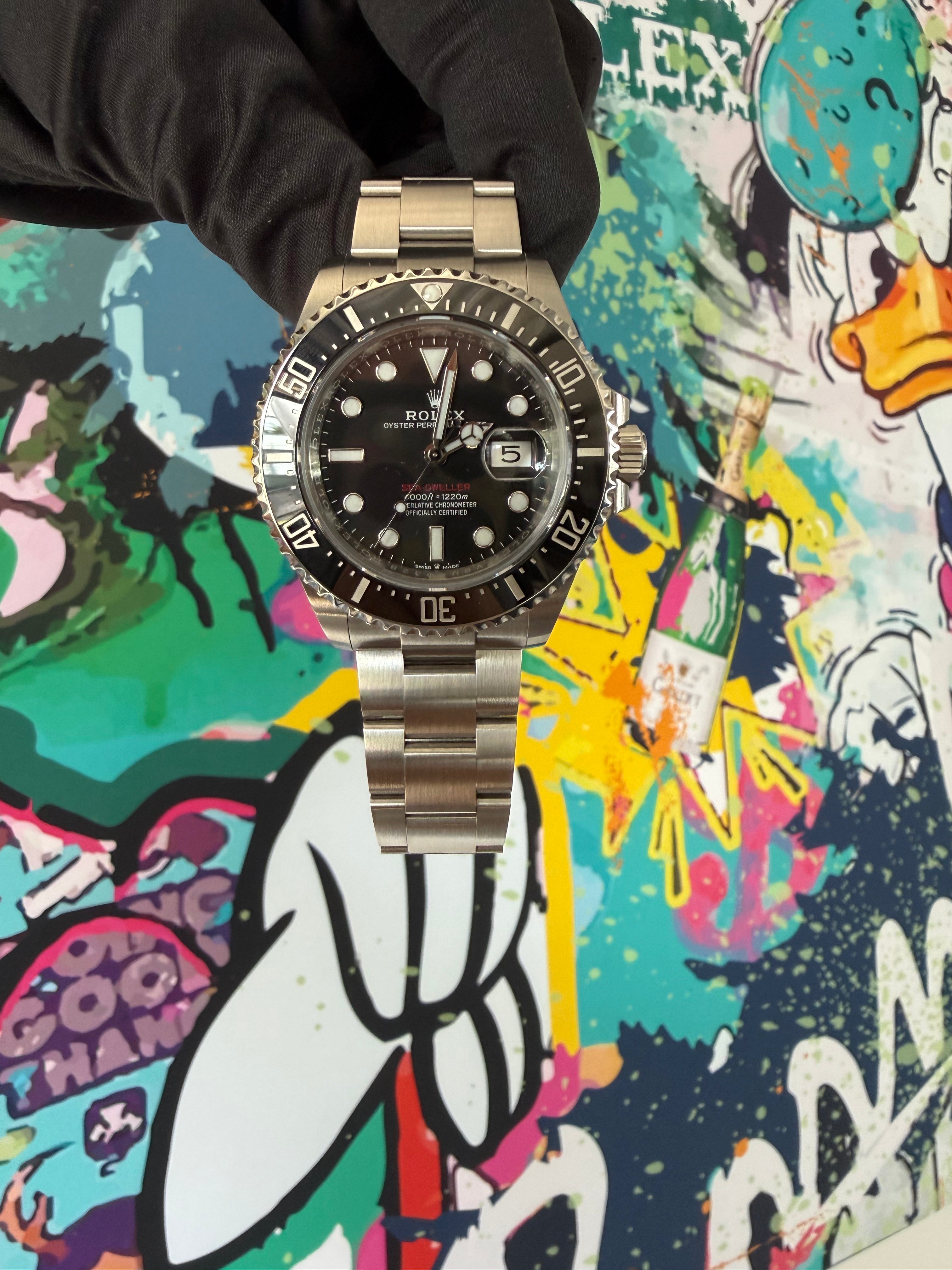 Rolex Seadweller Single Red | 126600 | 2018 | Full Set