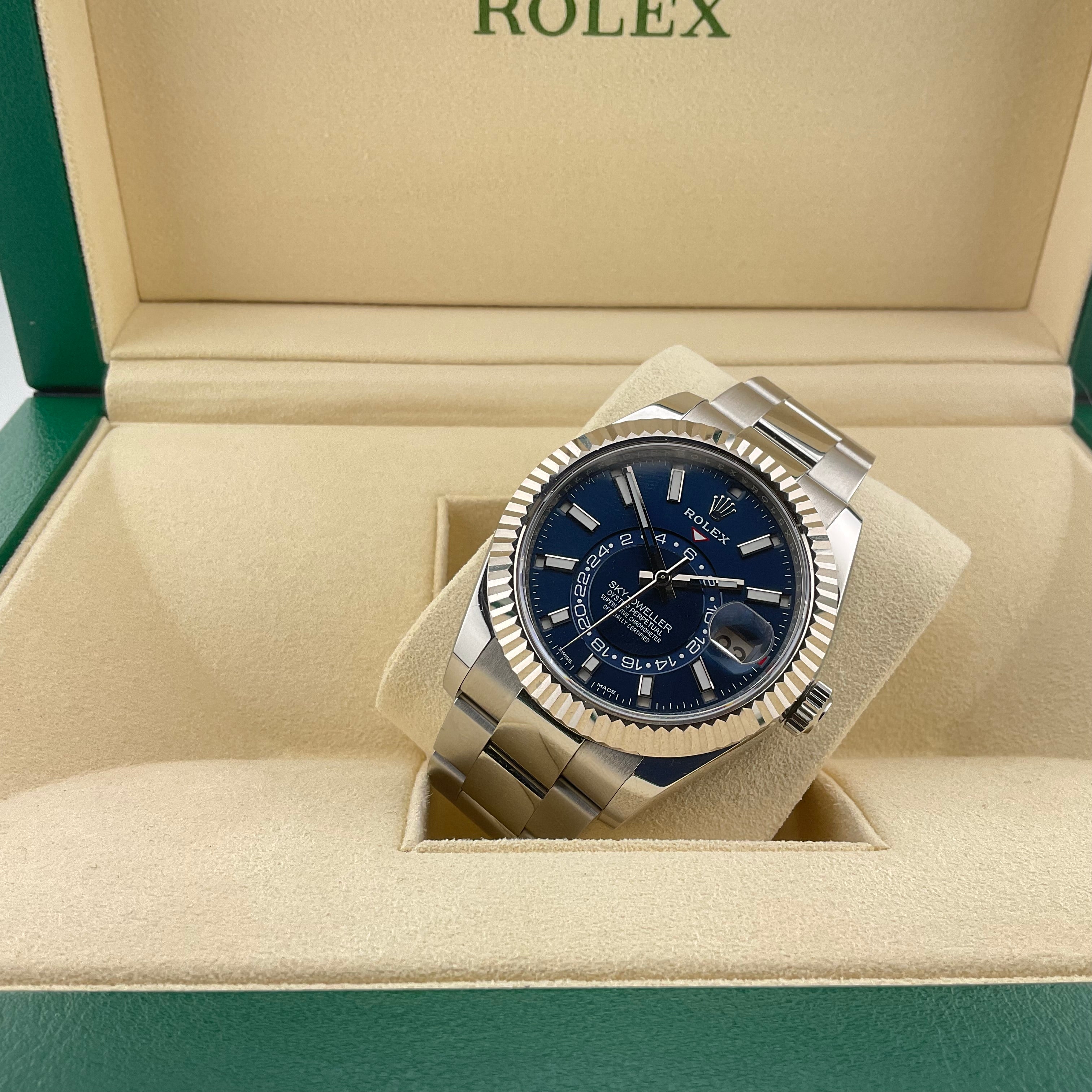Rolex Skydweller | 326934 blau | 2021 | Full Set