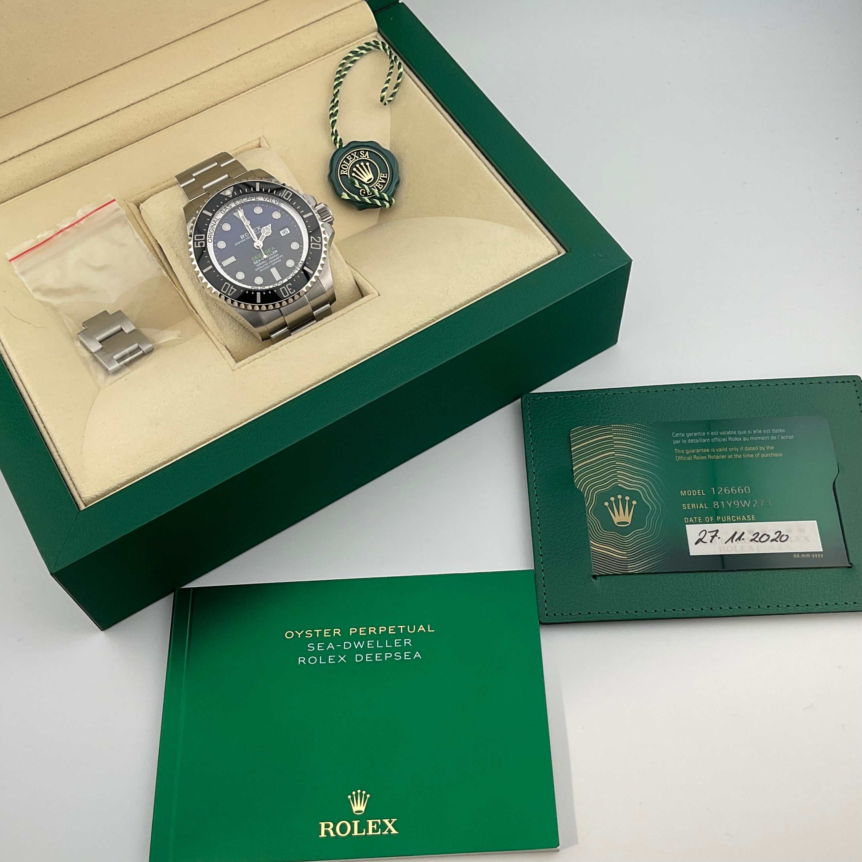 Rolex Seadweller Deepsea Cameron | 126660 | 2020 | Full Set