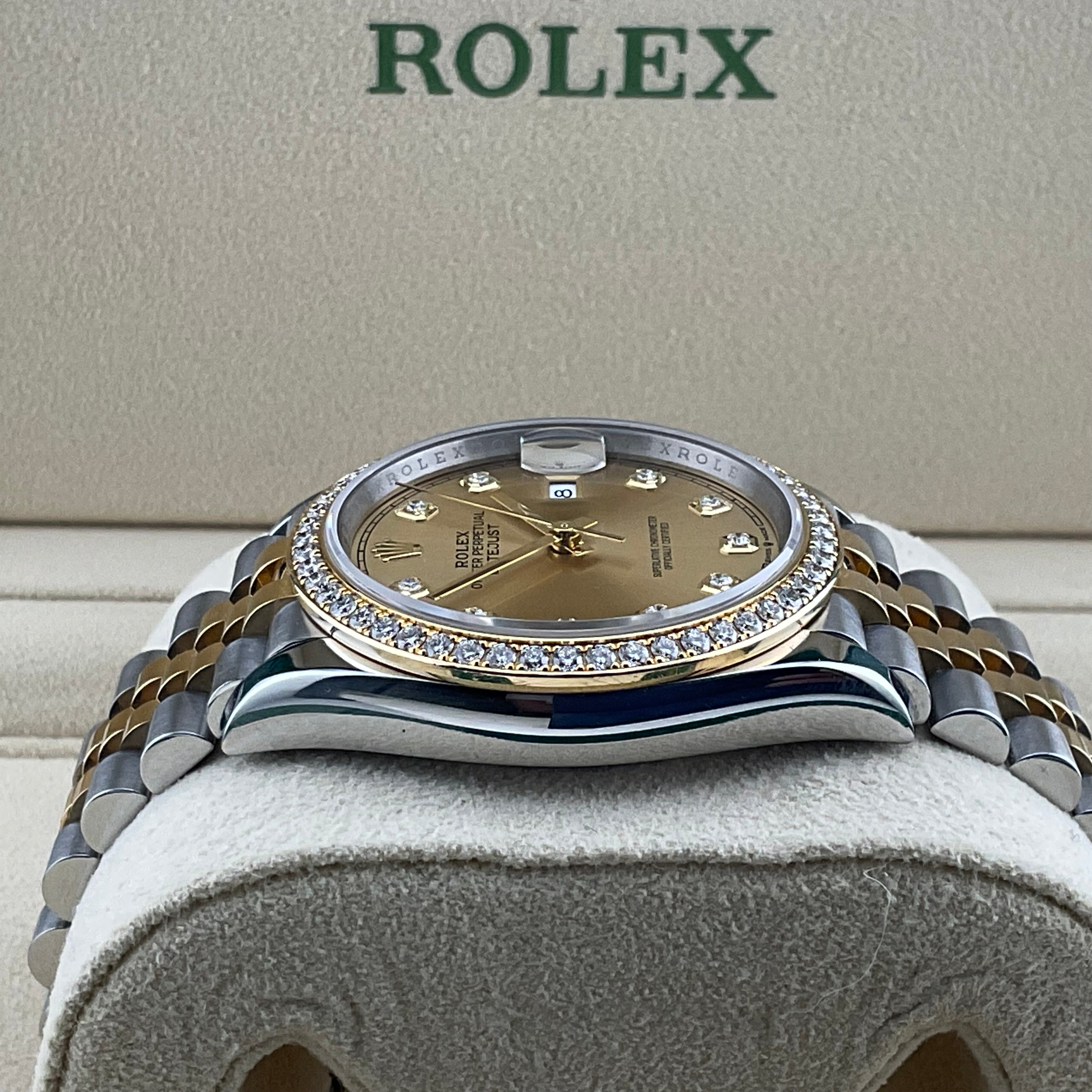 Rolex Datejust 36 | 126283RBR champagne jubilee | 2021 | full set