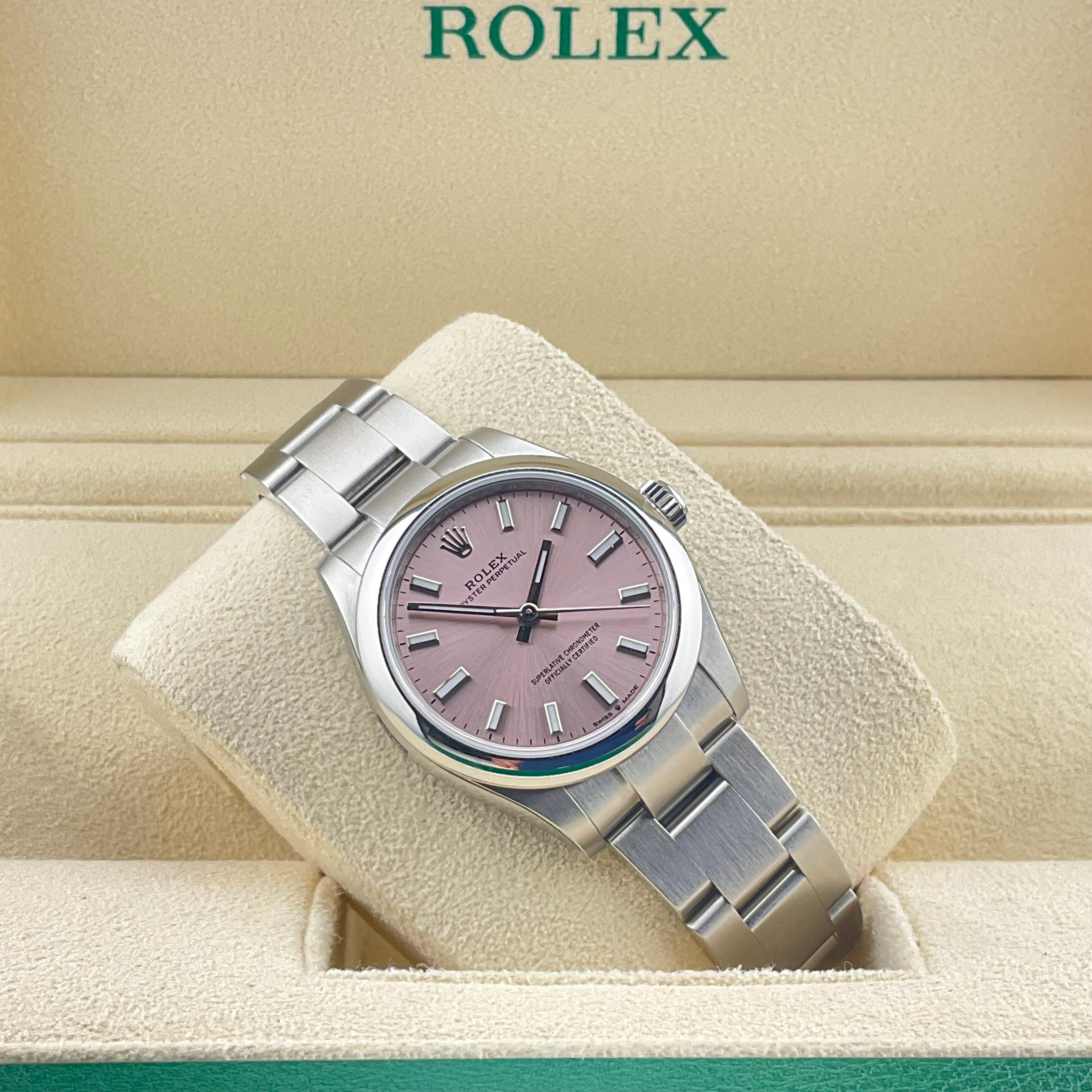 Rolex Oyster Perpetual 31 | 277200 rosa | 2025 | full set sticker