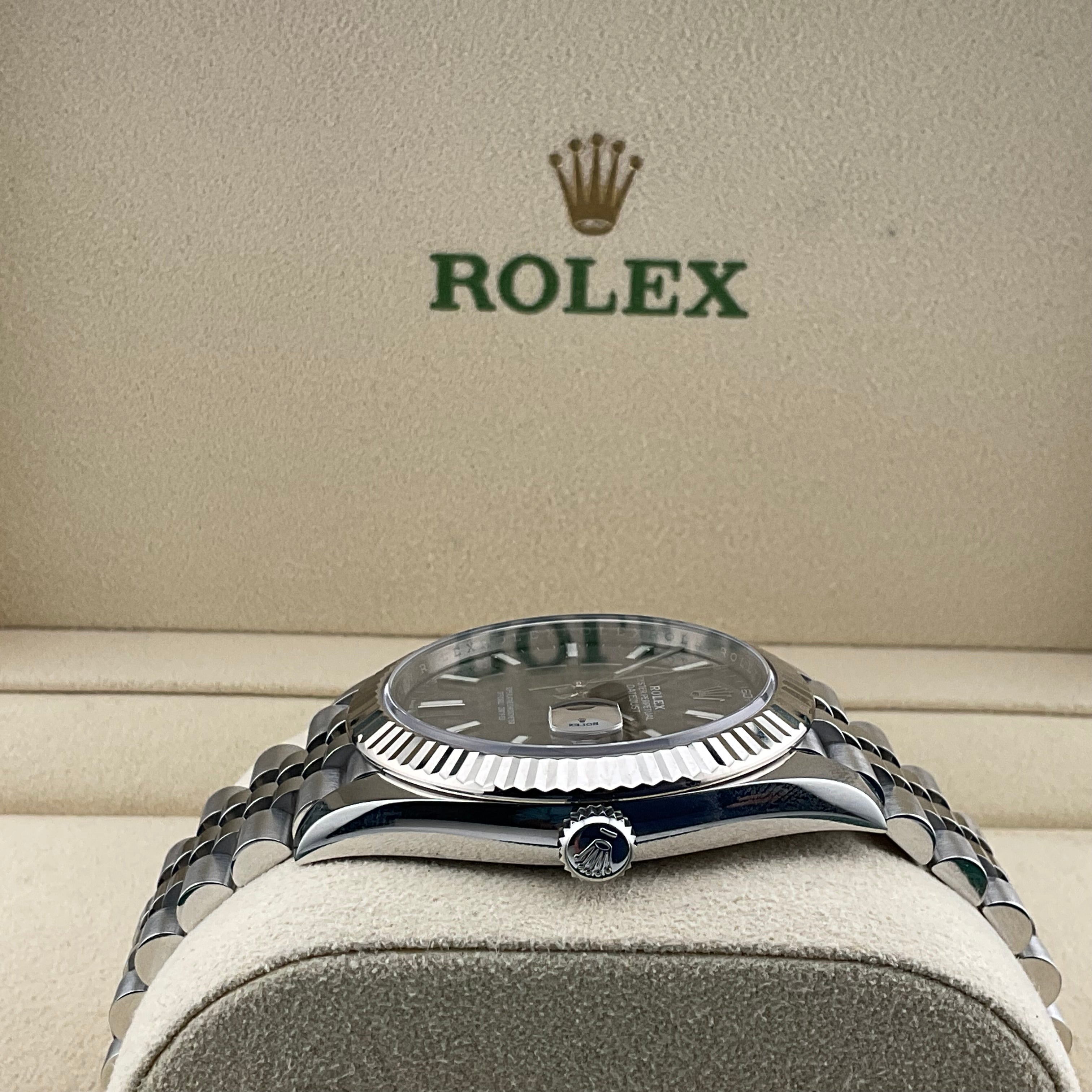 Rolex Datejust 41 | 126334 rhodium jubilee | 2023 | full set