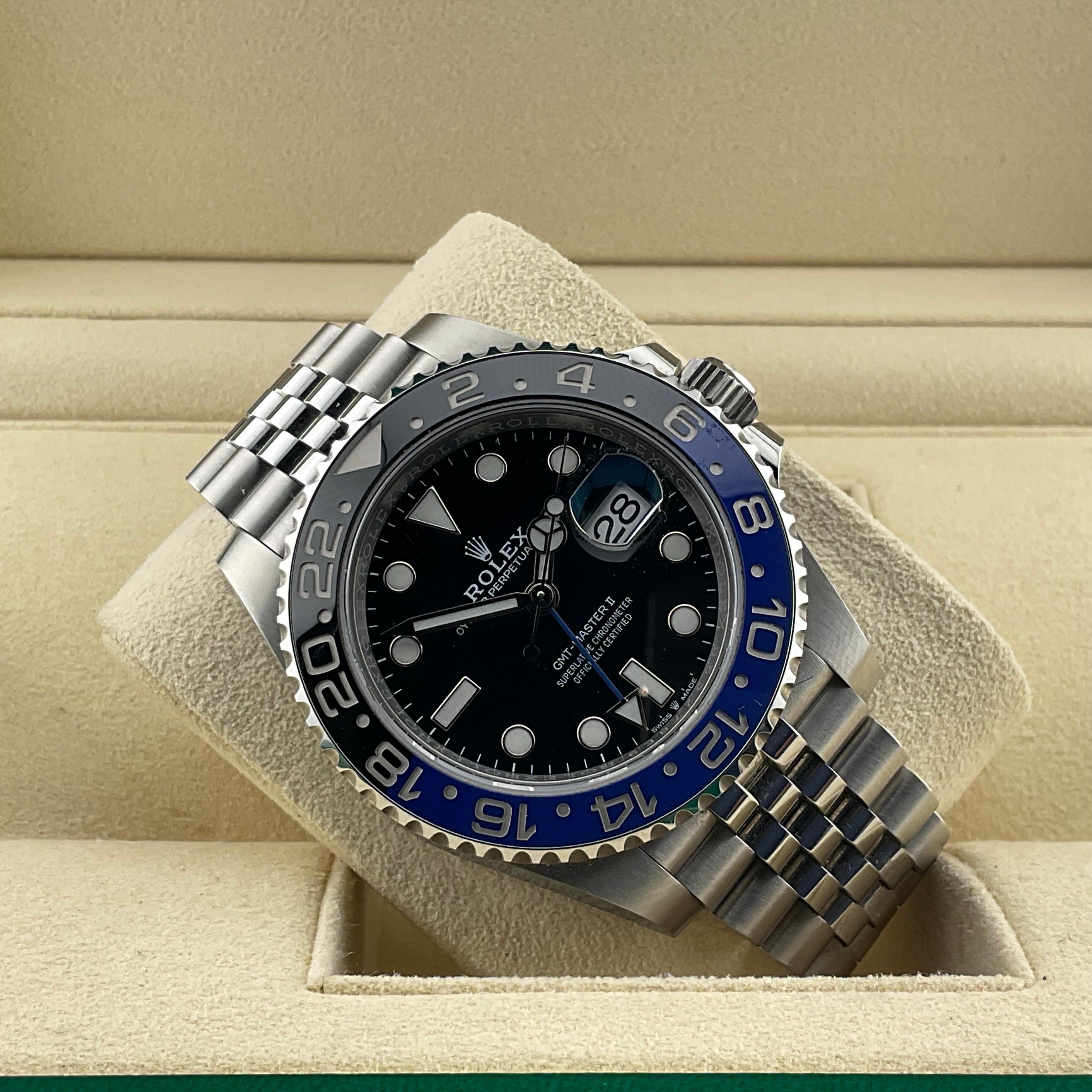 Rolex GMT Master II "Batgirl" | 126710BLNR | 2021 | Full Set