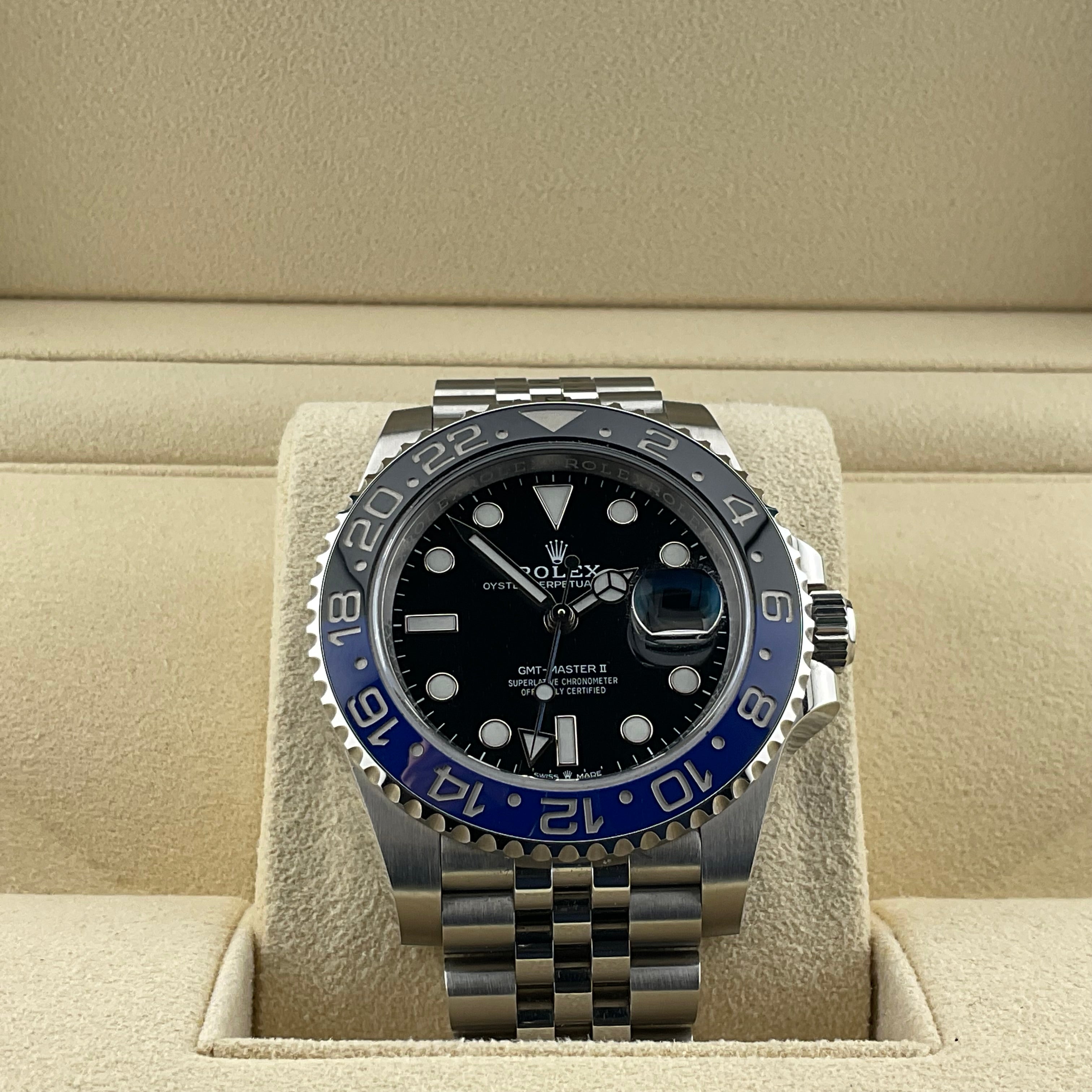 Rolex GMT Master II "Batgirl" | 126710BLNR | 2021 | Full Set