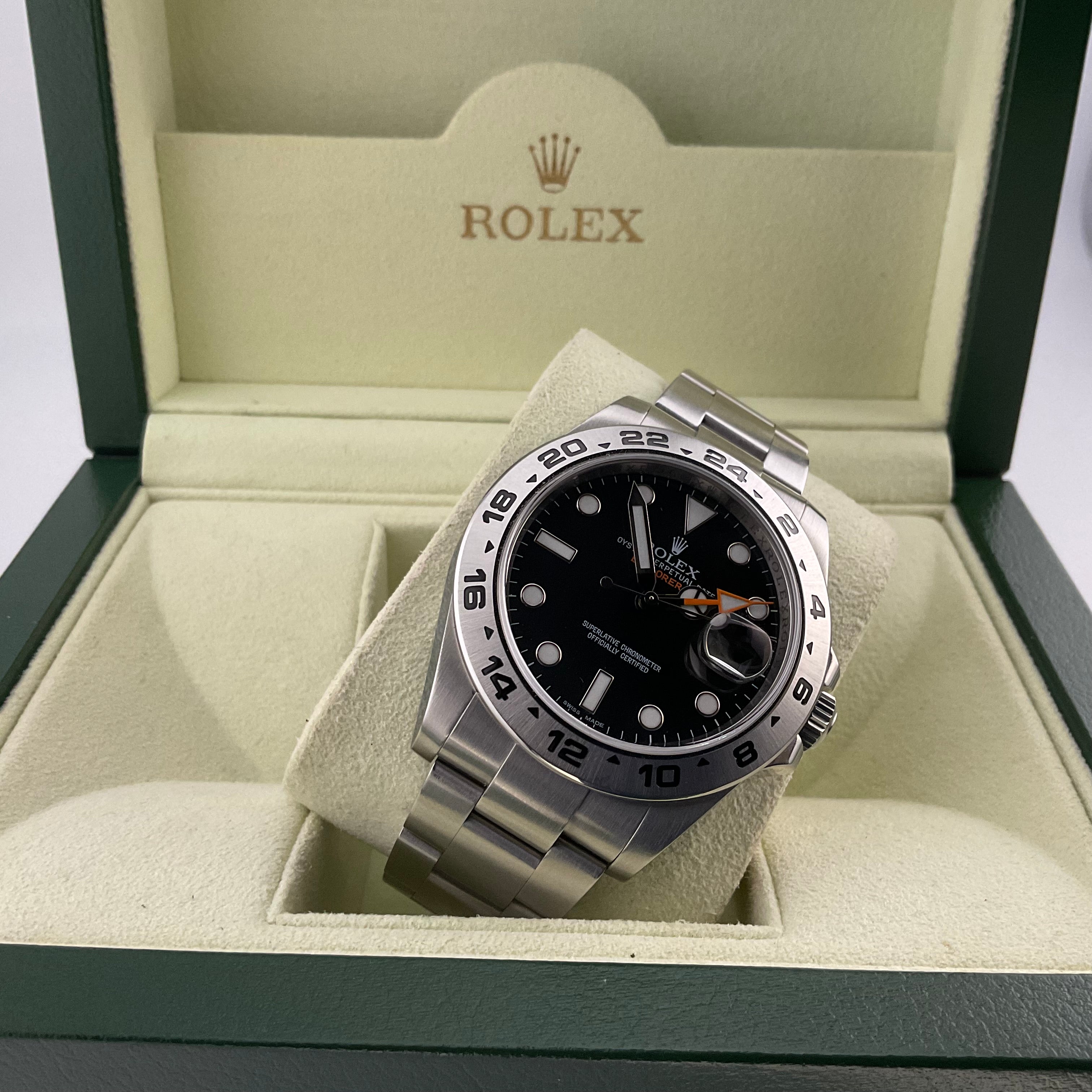 Rolex Explorer II | 216570 schwarz | 2014 | full set