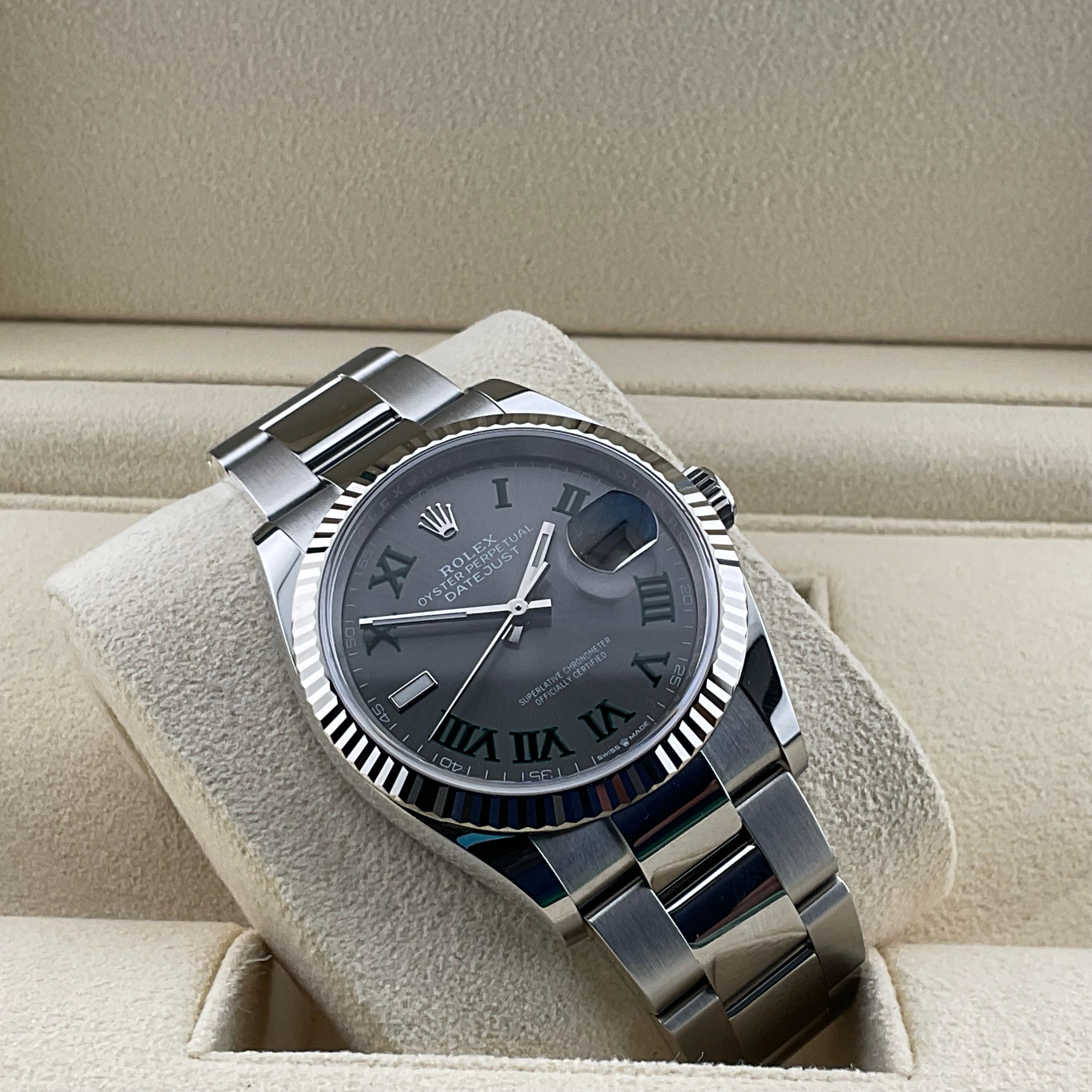 Rolex Datejust 36 | 126234 wimbledon oyster | 2022 | full set
