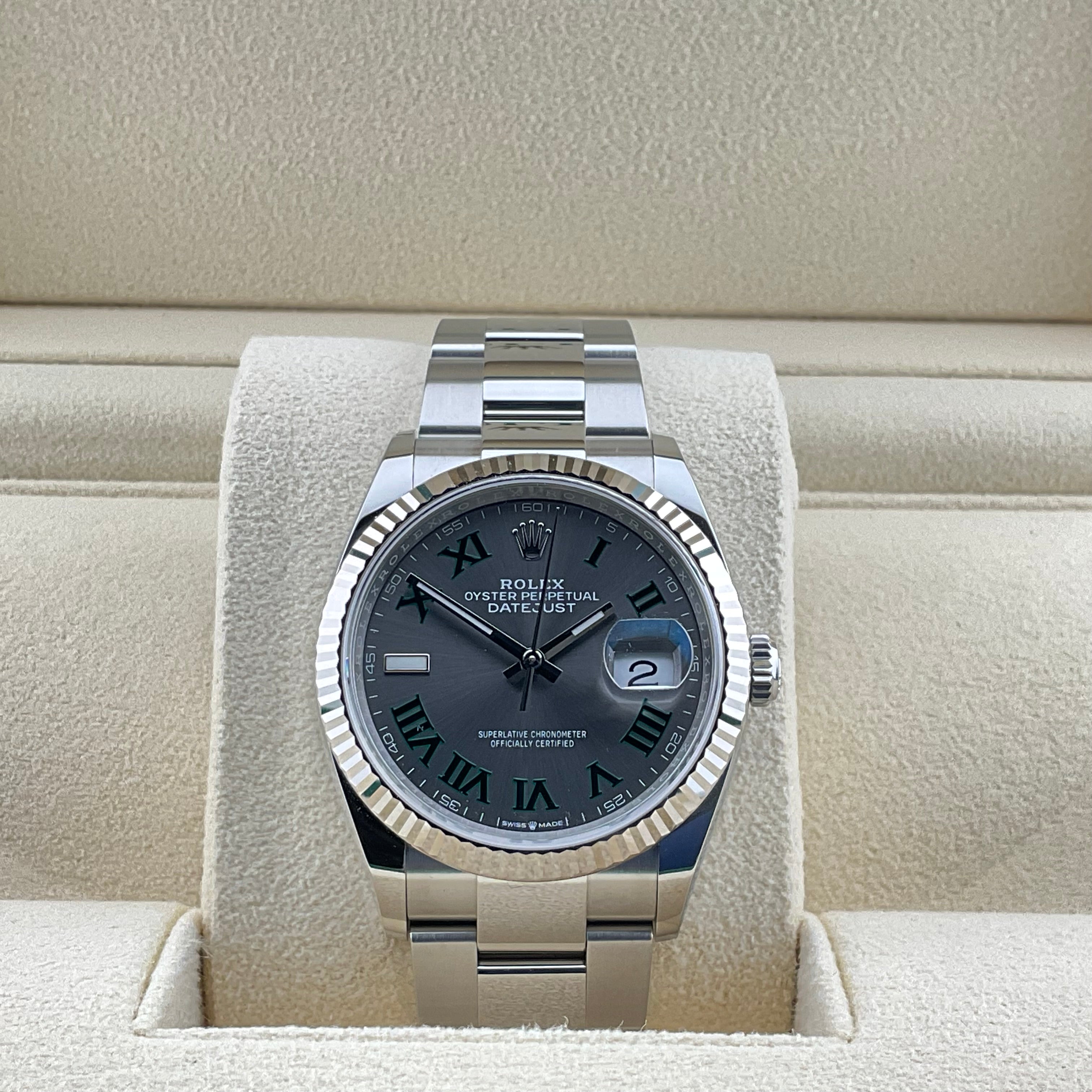Rolex Datejust 36 | 126234 wimbledon oyster | 2022 | full set