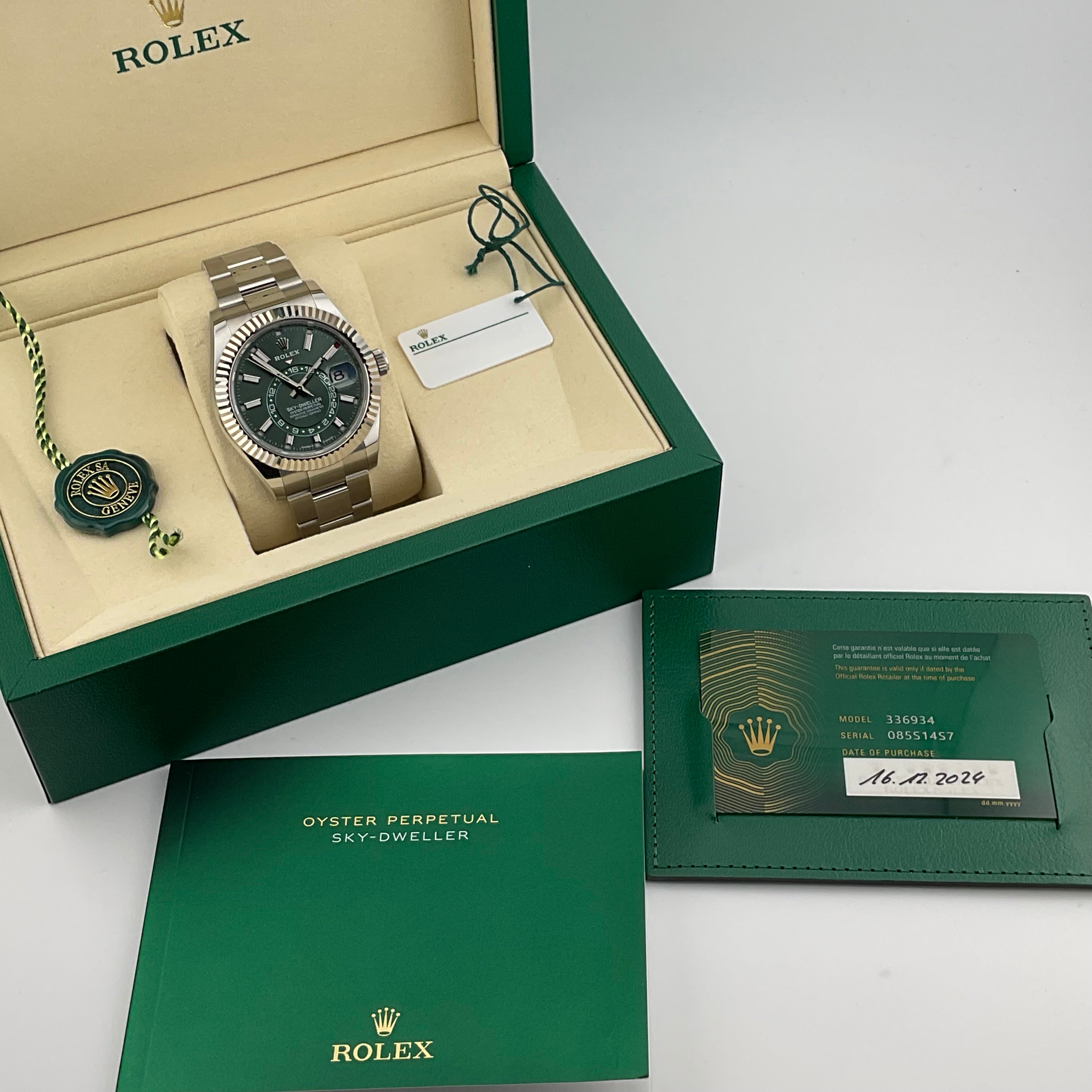Rolex Skydweller | 336934 mint | 2024 | Full Set
