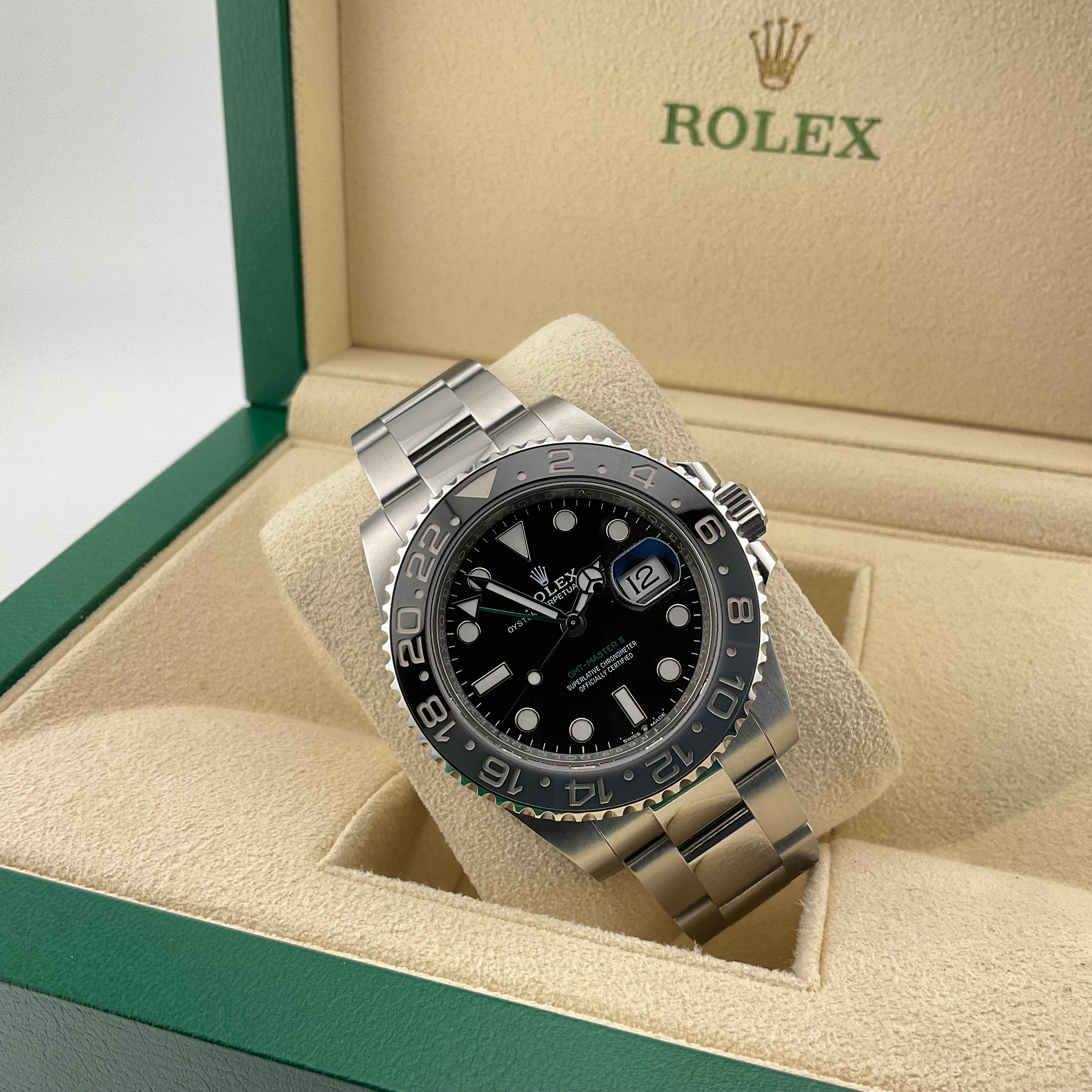 Rolex GMT Master II Bruce Wayne | 126710GRNR | 2024 | Full Set