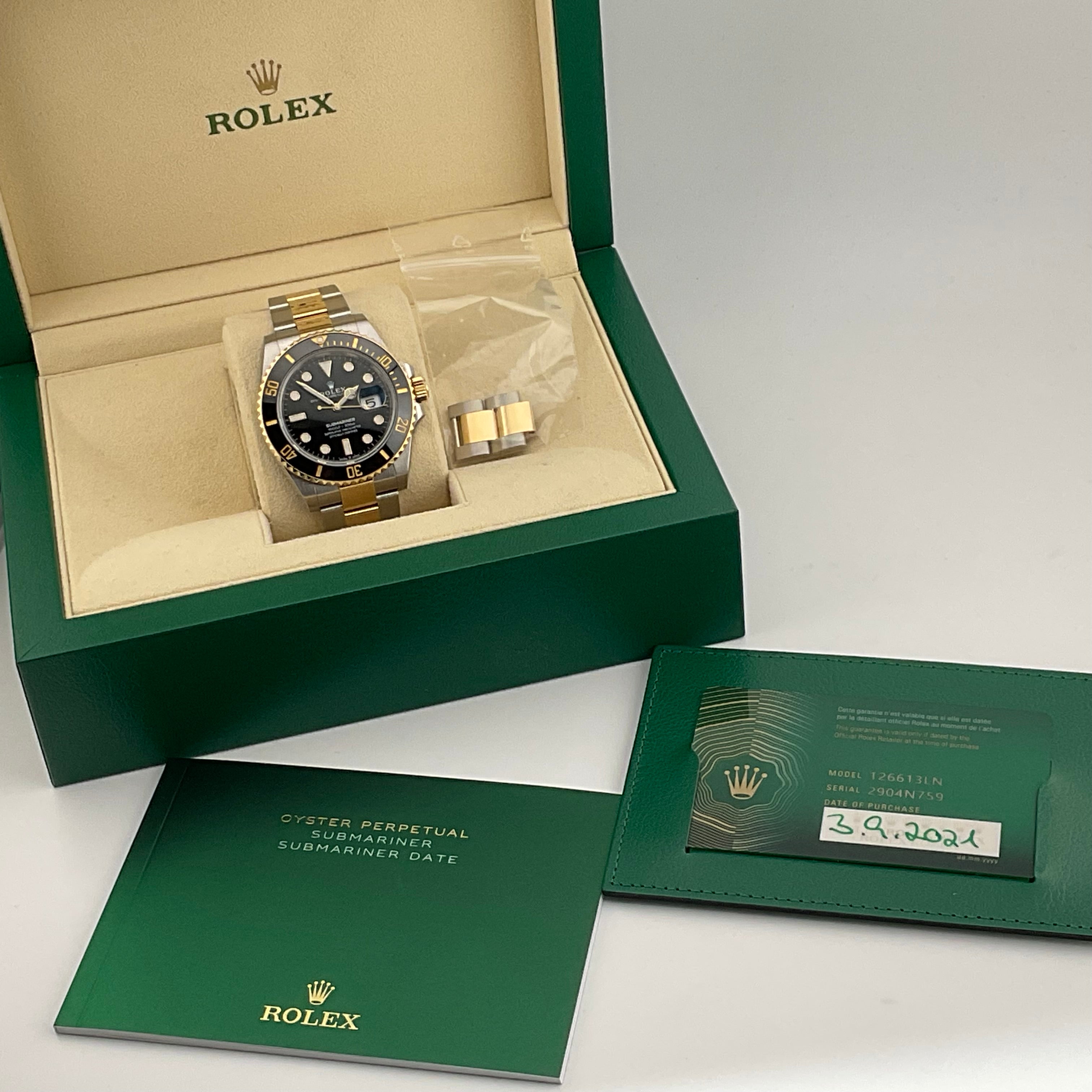 Rolex Submariner Date | 126613LN | 2021 | Full Set