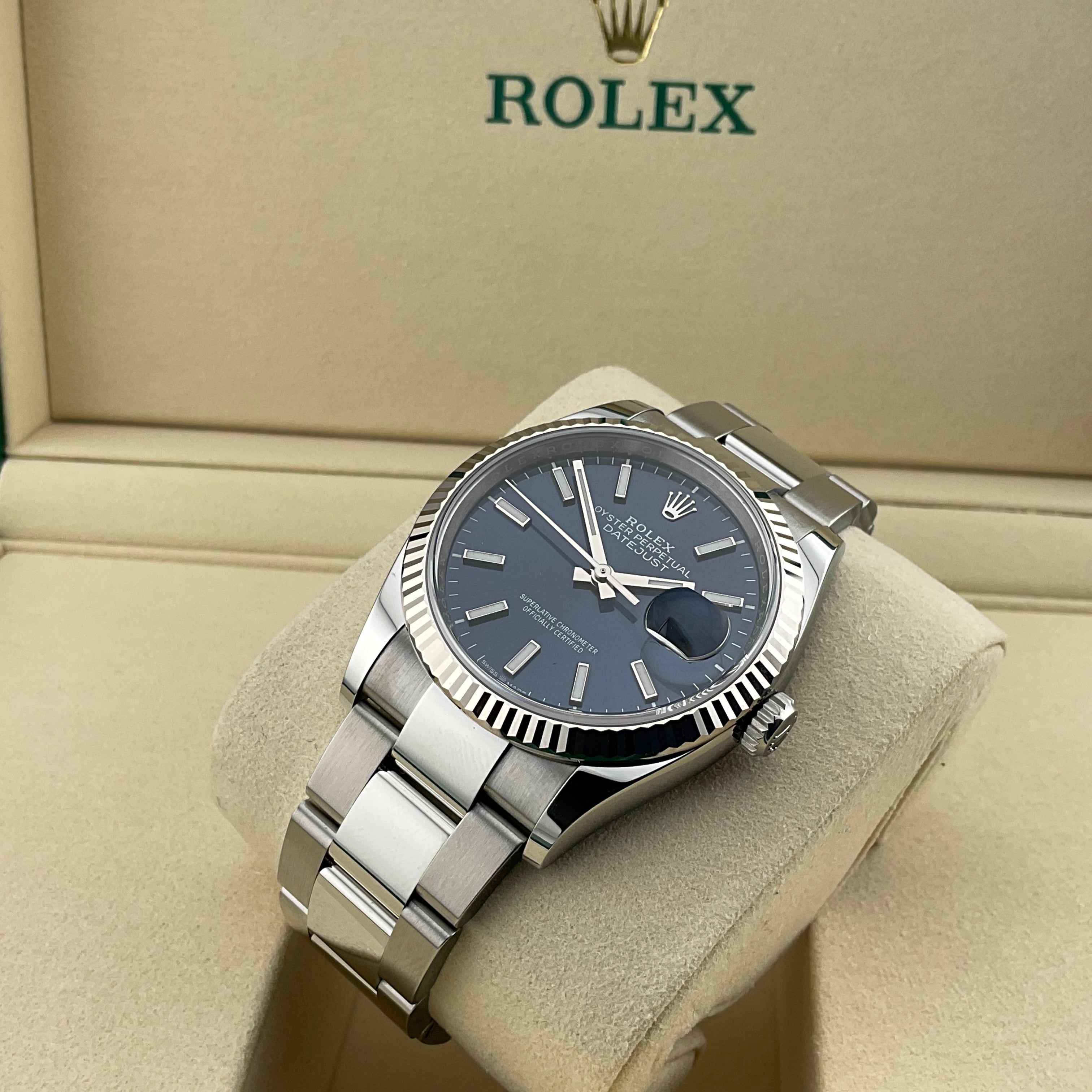 Rolex Datejust 36 | 126234 blau oyster | 2026 | full set ungetragen