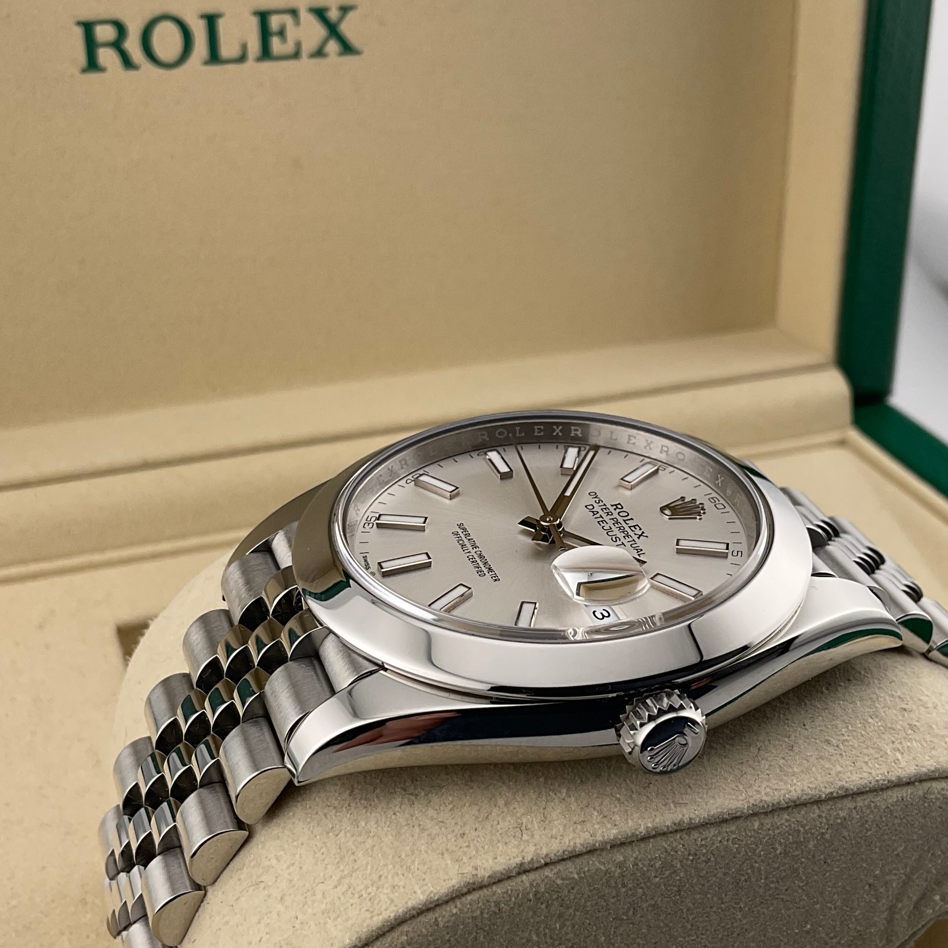 Rolex Datejust 41 | 126300 silber jubilee | 2025 | full set