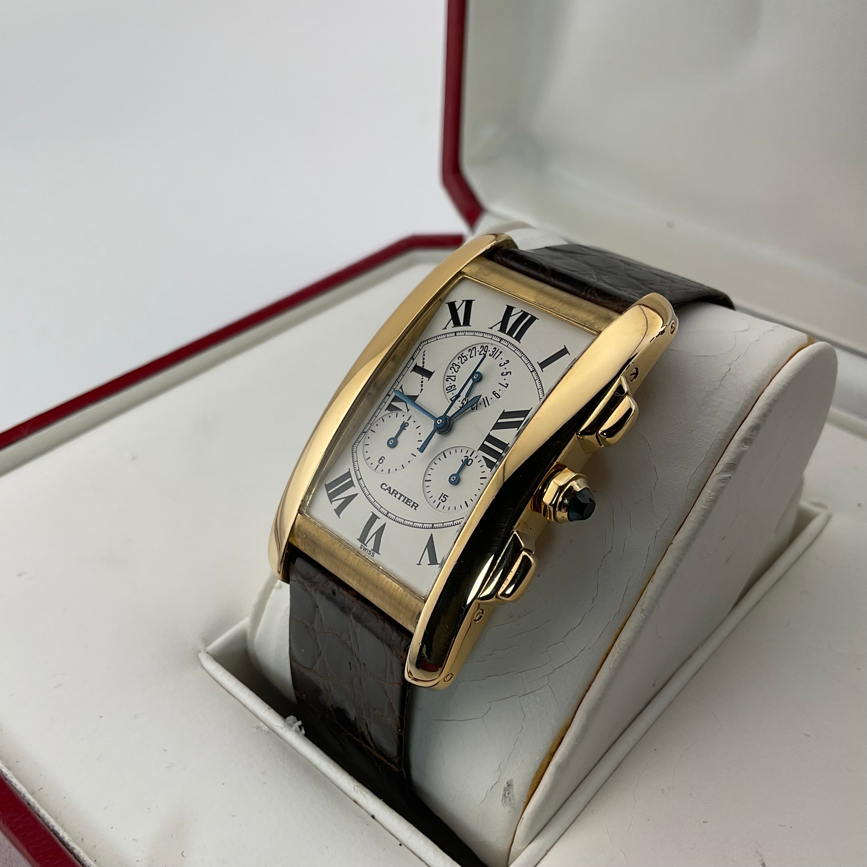 Cartier Tank Americaine | W2601156 | 1998 | Full Set