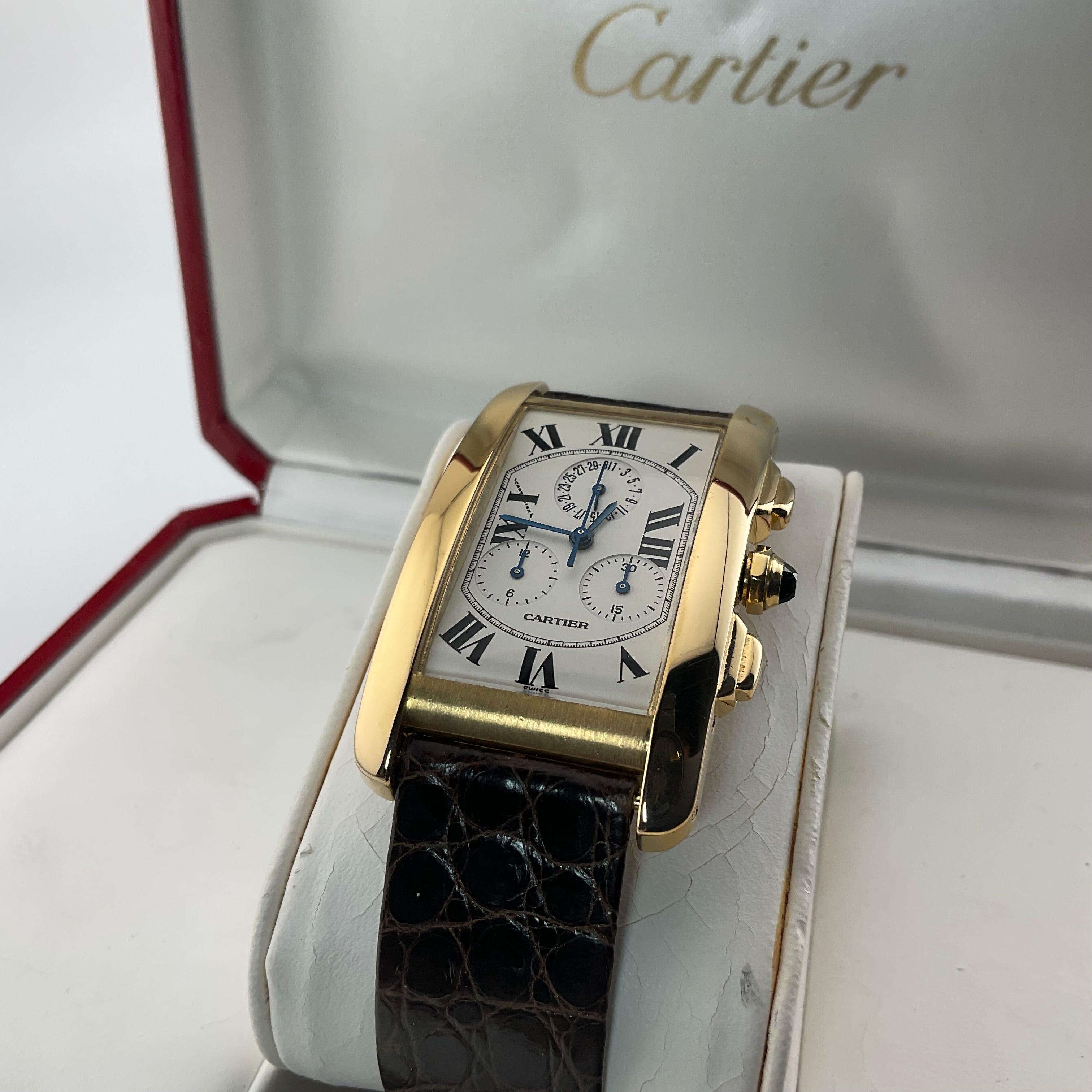 Cartier Tank Americaine | W2601156 | 1998 | Full Set