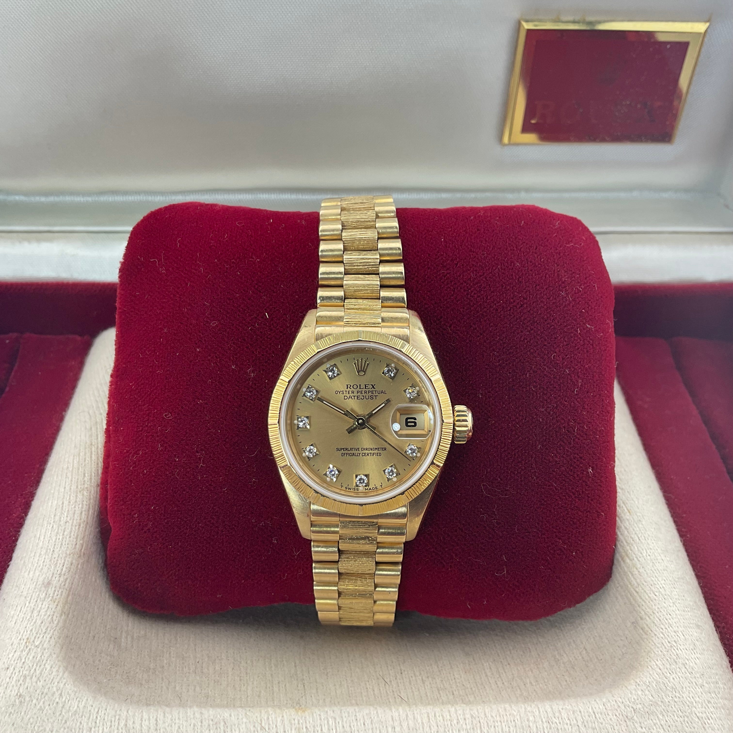 Rolex Datejust 26 | 69278 | Champagner diamant | 1994 | full set