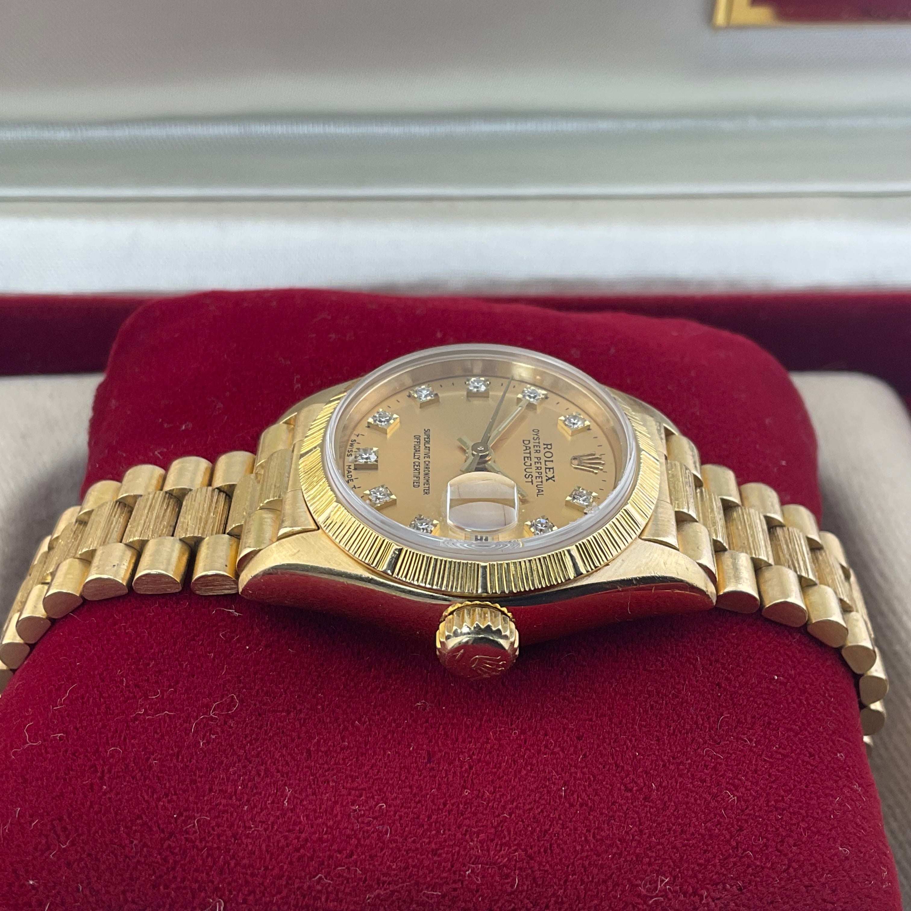 Rolex Datejust 26 | 69278 | Champagner diamant | 1994 | full set
