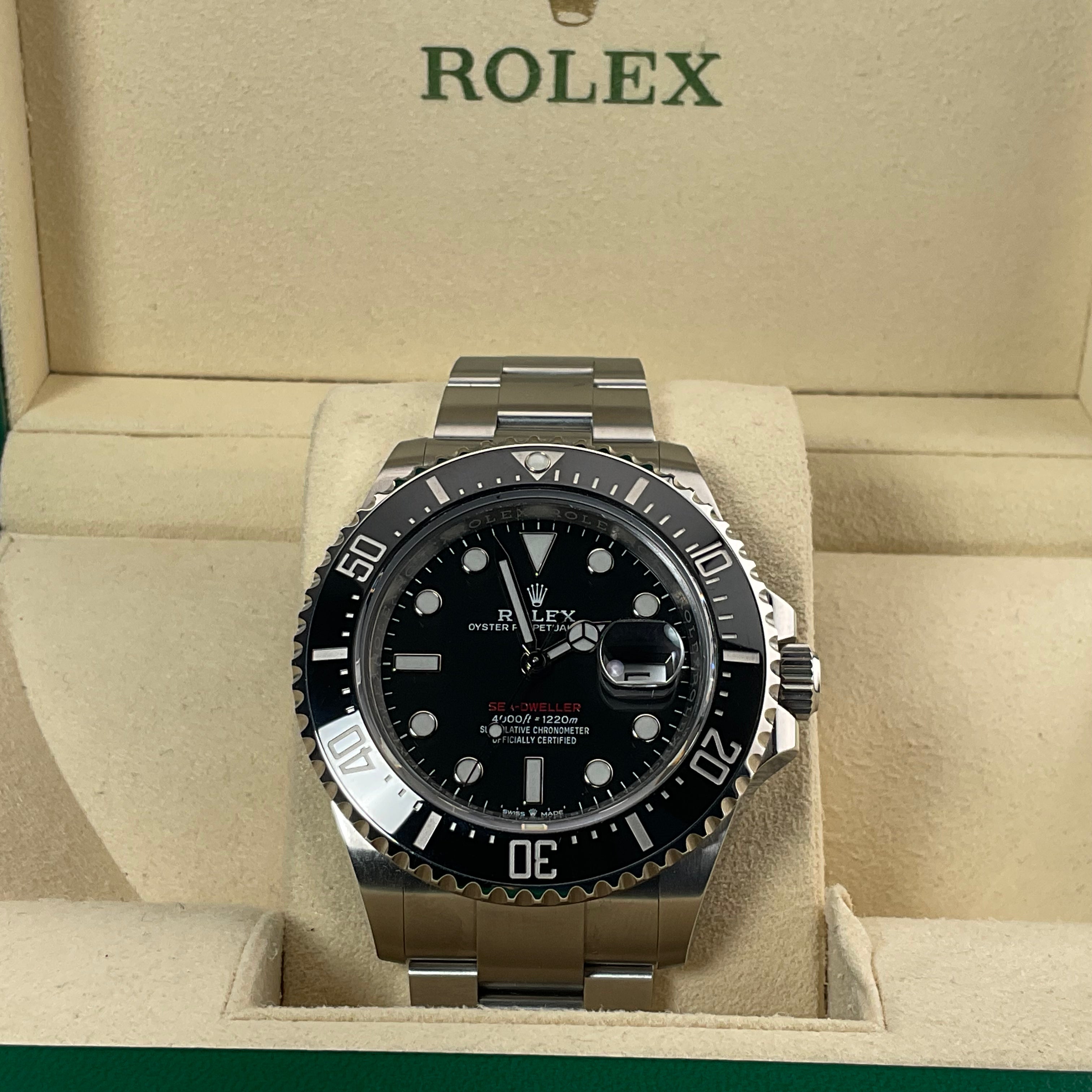 Rolex Seadweller Single Red | 126600 | 2018 | Full Set