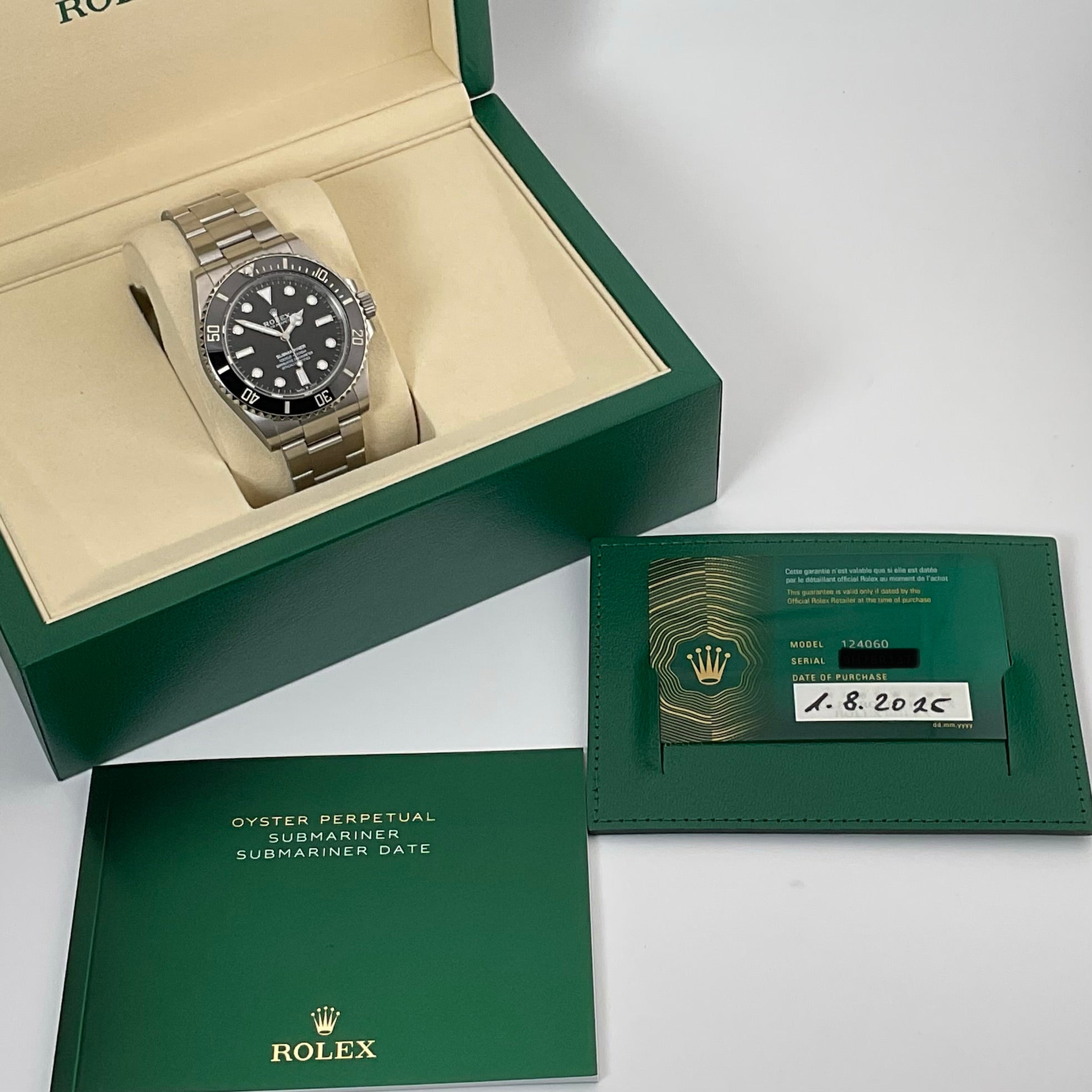 Rolex Submariner No Date | 124060 | 2025 | Full Set