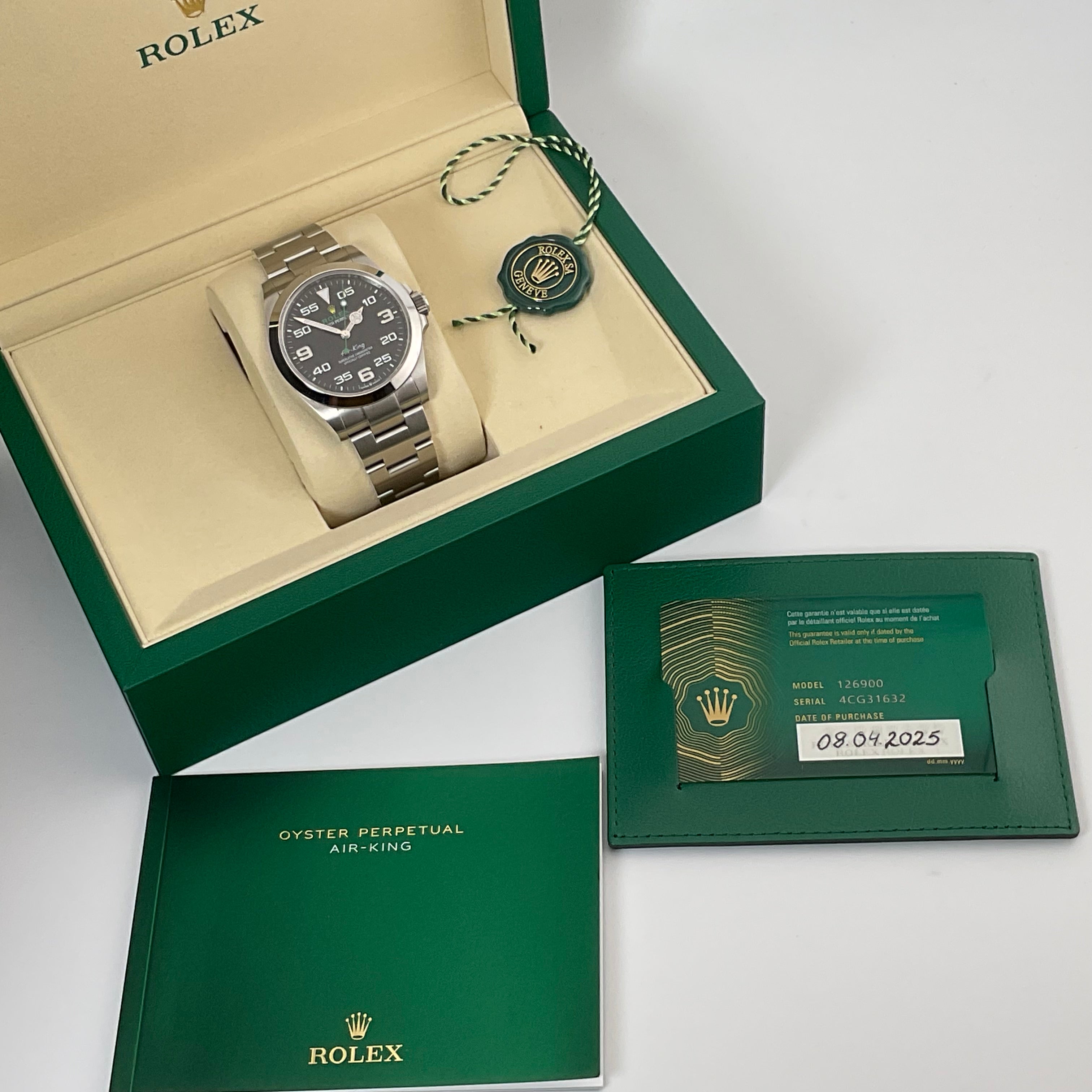 Rolex Airking | 126900 | 2025 | Full Set