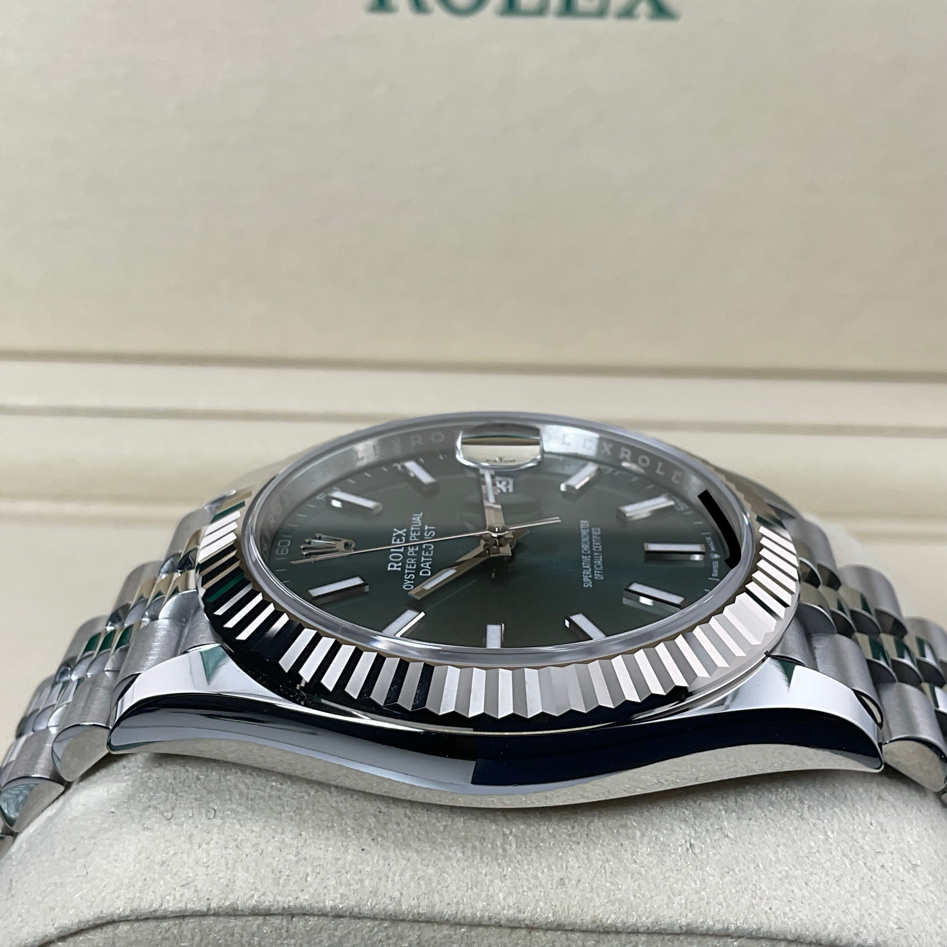 Rolex Datejust 41 | 126334 grün jubilee | 2025 | full set