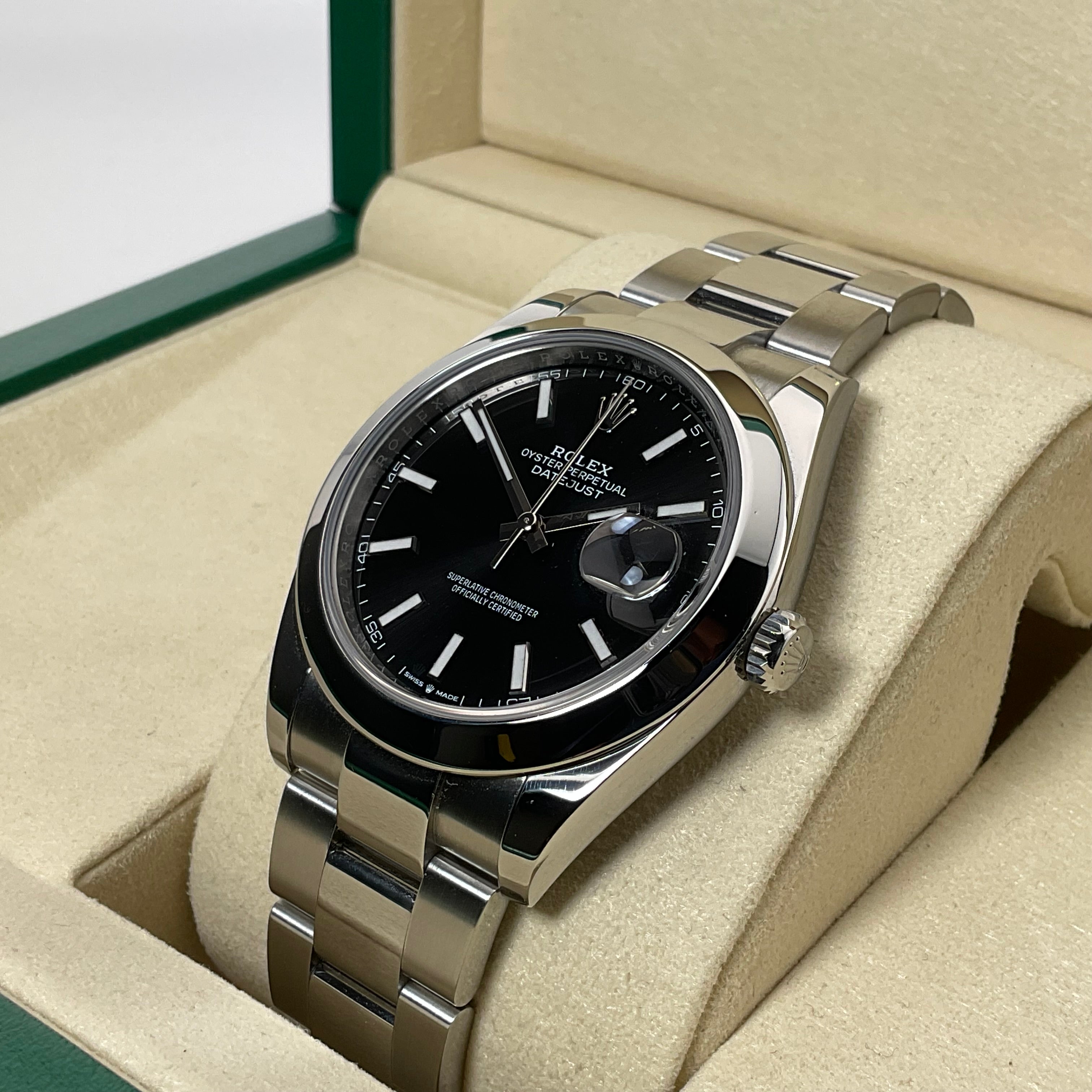 Rolex Datejust 41 | 126300 schwarz oyster | 2024 | full set