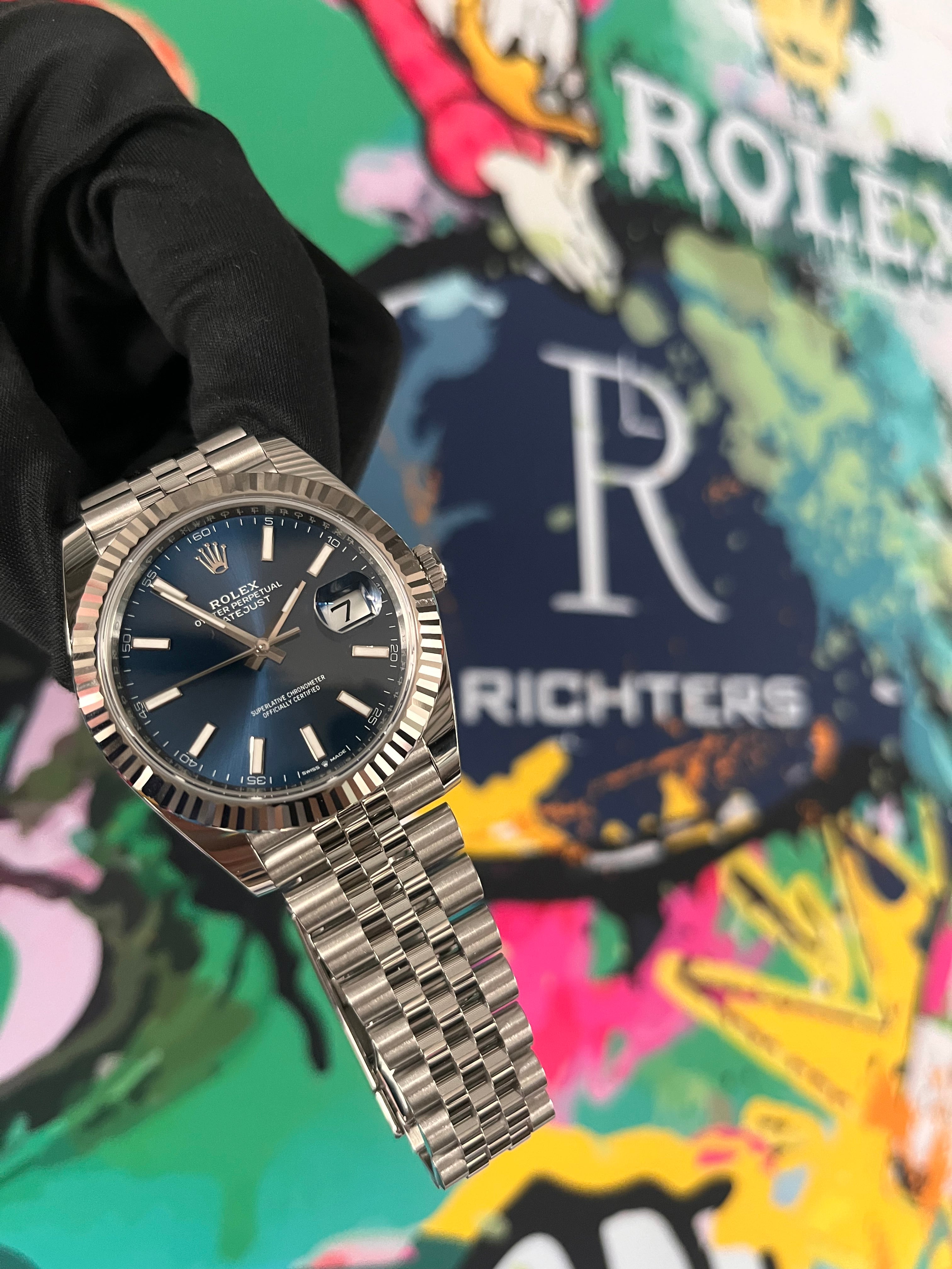 Rolex Datejust 41 | 126334 blau jubilee | 2026 | full set Ungetragen
