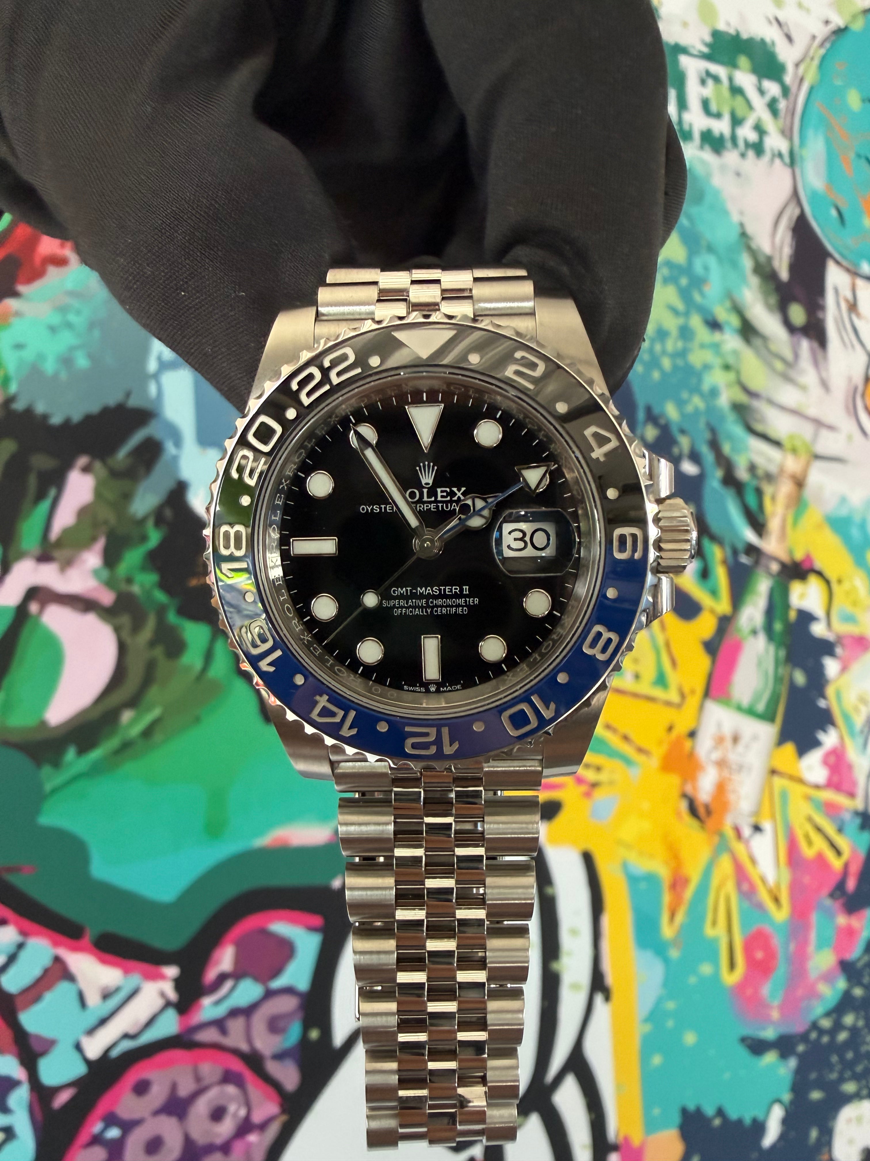 Rolex GMT Master II Batgirl | 126710BLNR | 2024 | Full Set