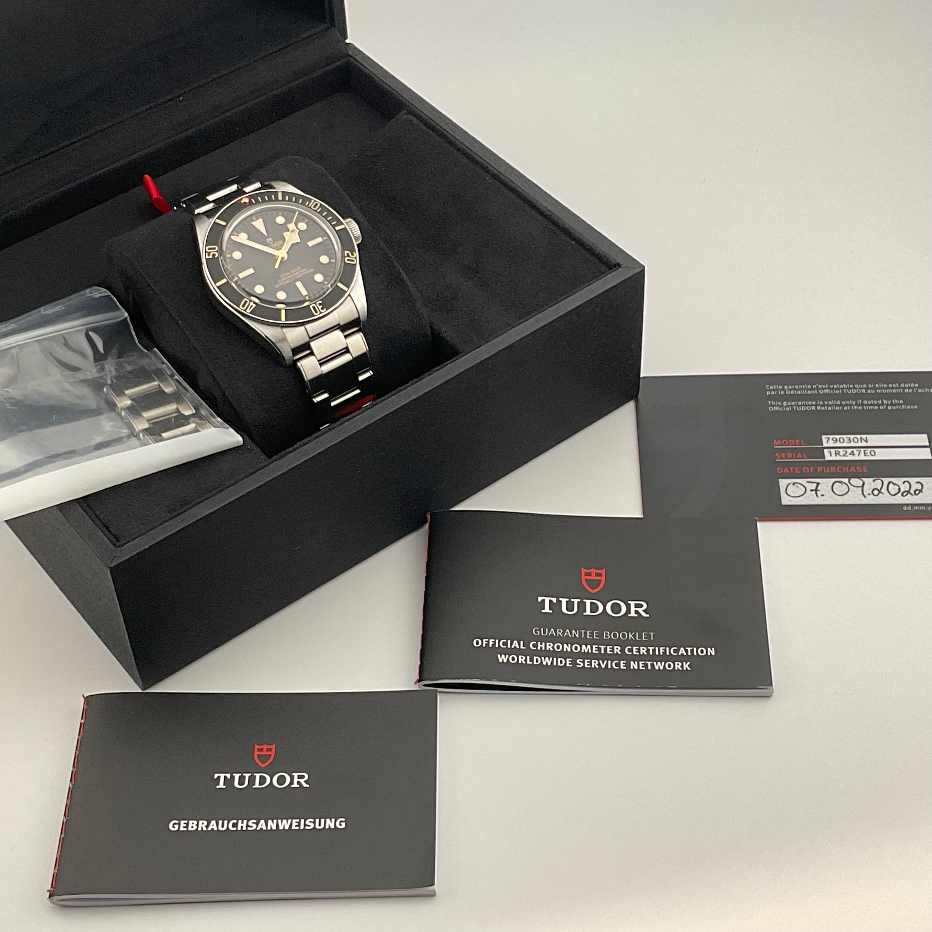 Tudor Black 58 | 79030N | 2022 | Full set