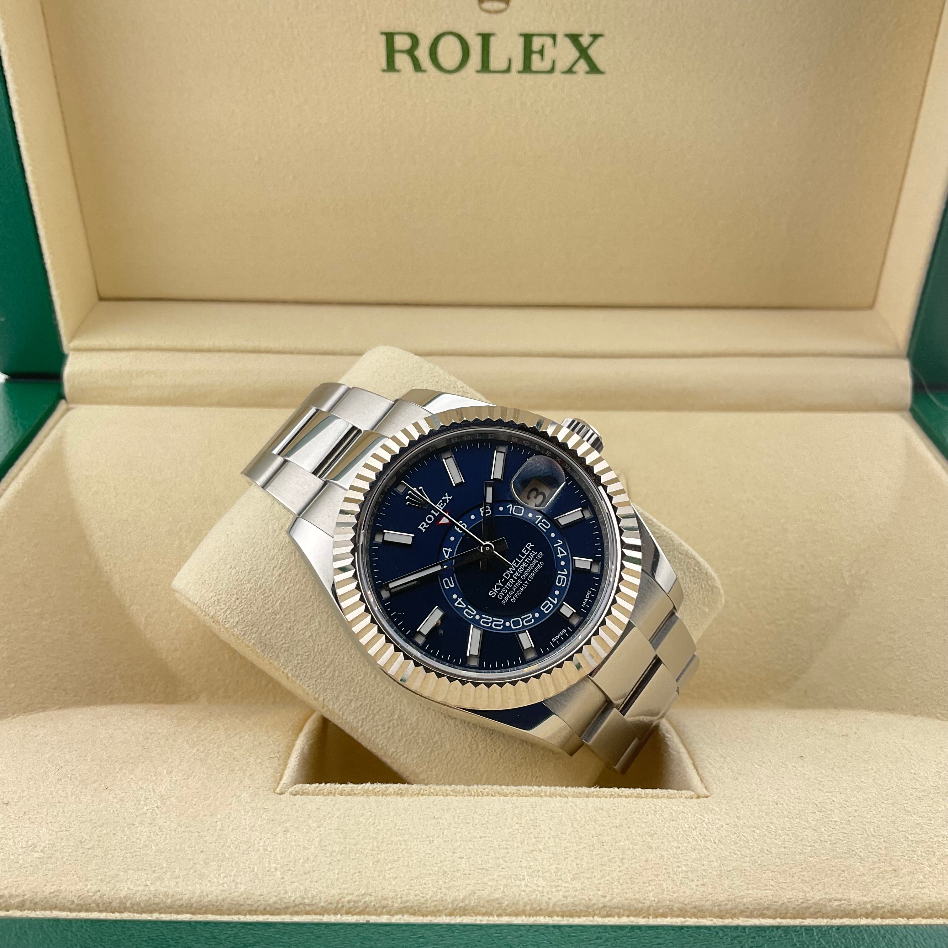 Rolex Skydweller | 326934 blau | 2021 | Full Set