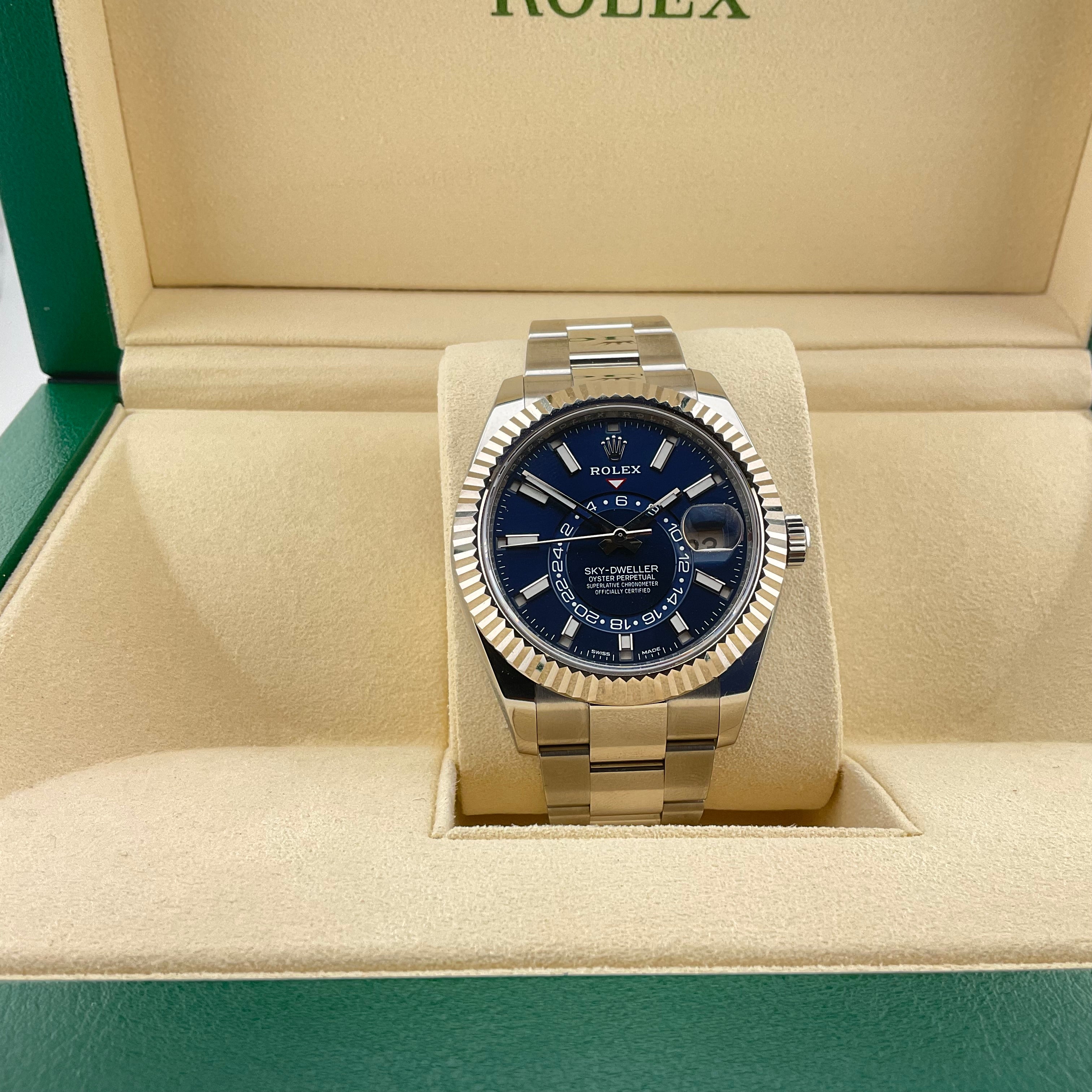 Rolex Skydweller | 326934 blau | 2021 | Full Set