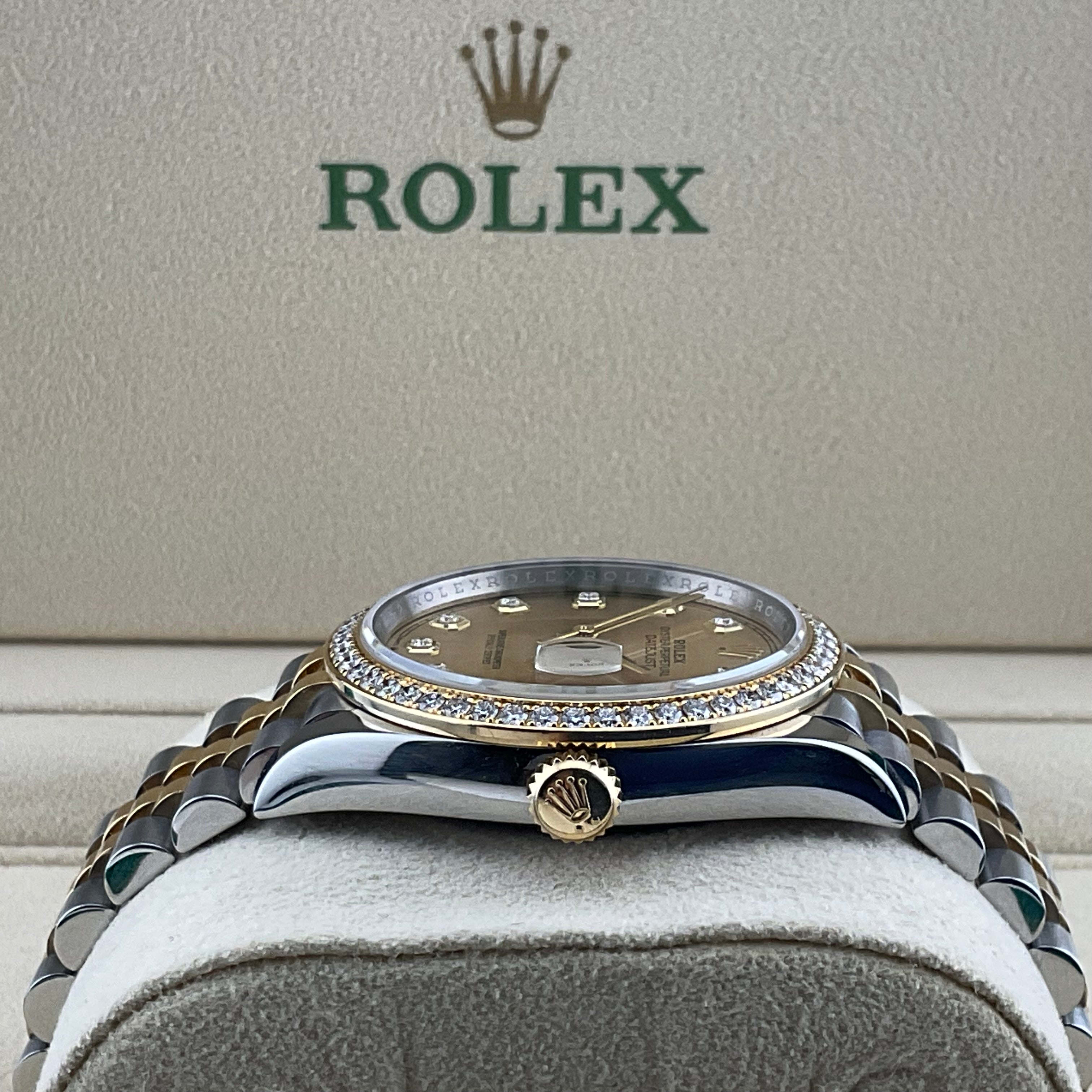 Rolex Datejust 36 | 126283RBR champagne jubilee | 2021 | full set