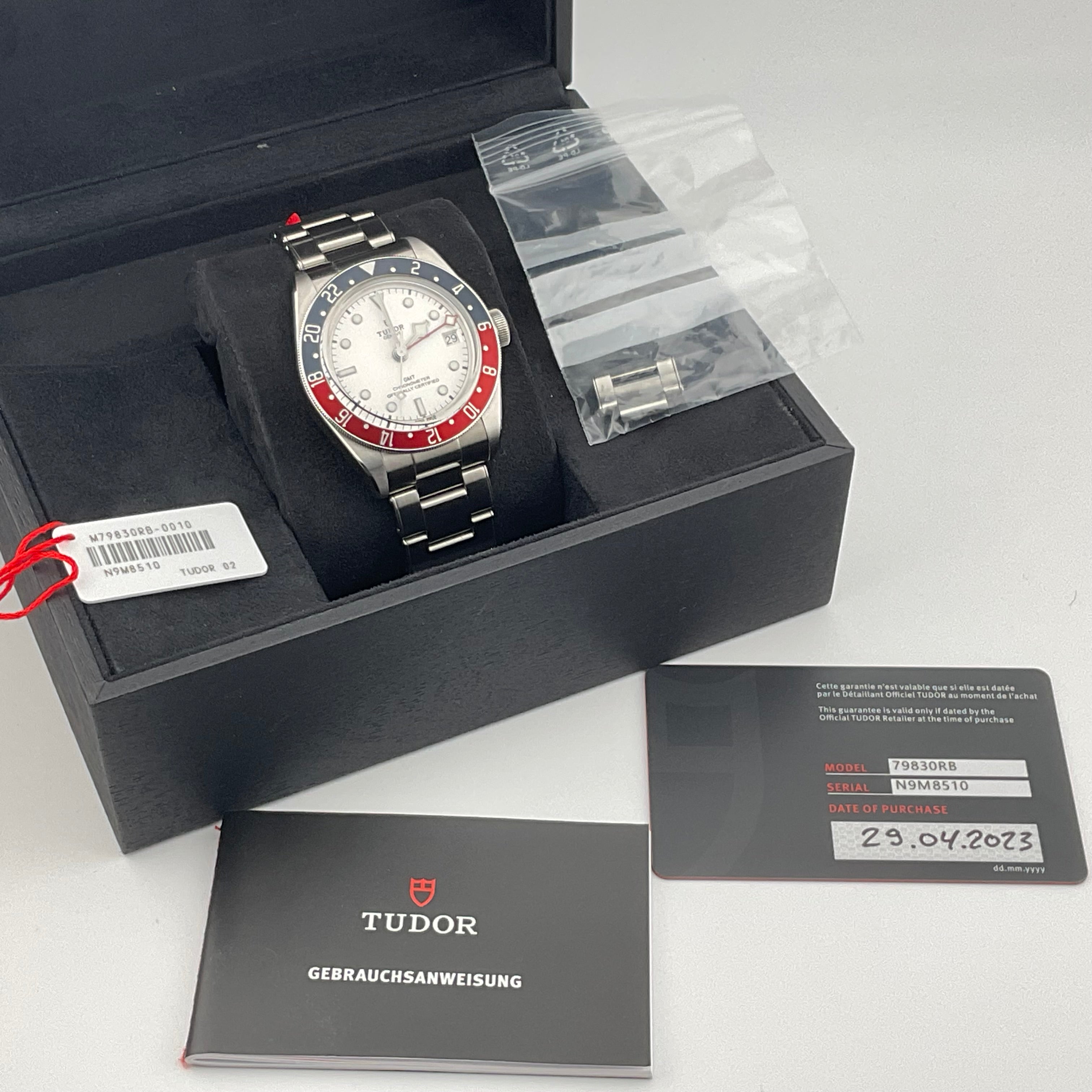 Tudor Black Bay GMT | 79830RB weiss | 2023 | full set