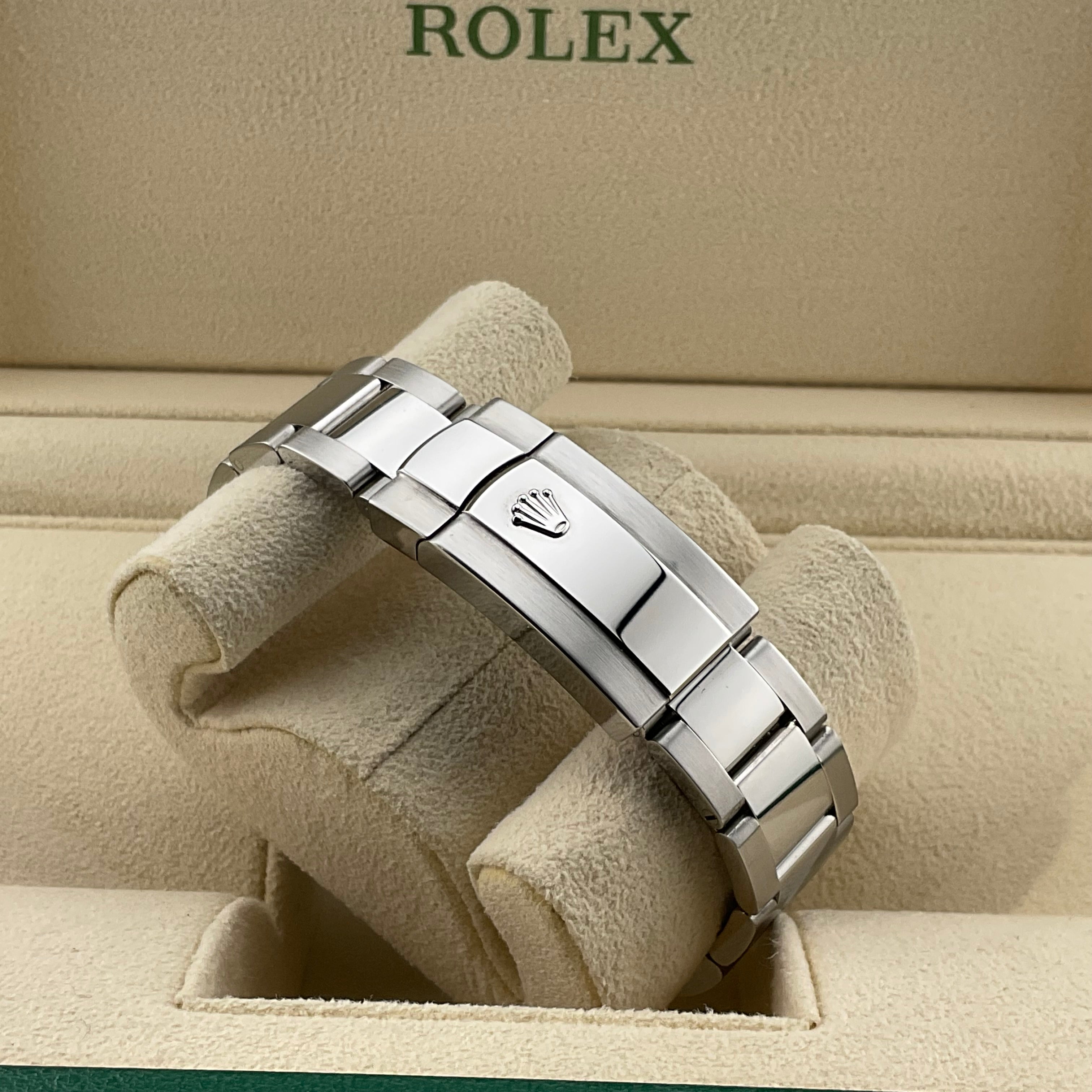 Rolex Datejust 41 | 126300 grün motif oyster | 2022 | full set