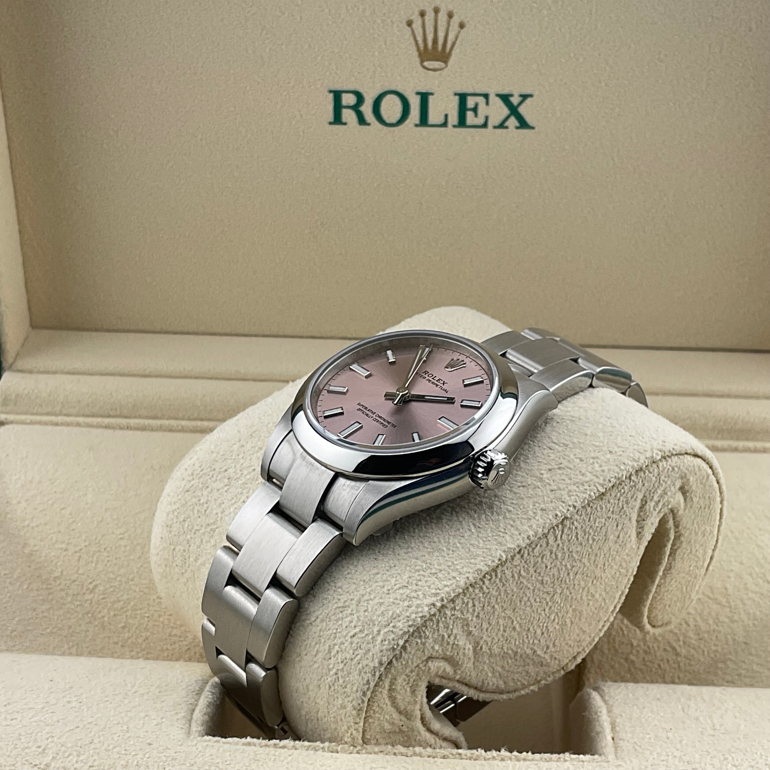 Rolex Oyster Perpetual 31 | 277200 rosa | 2025 | full set sticker