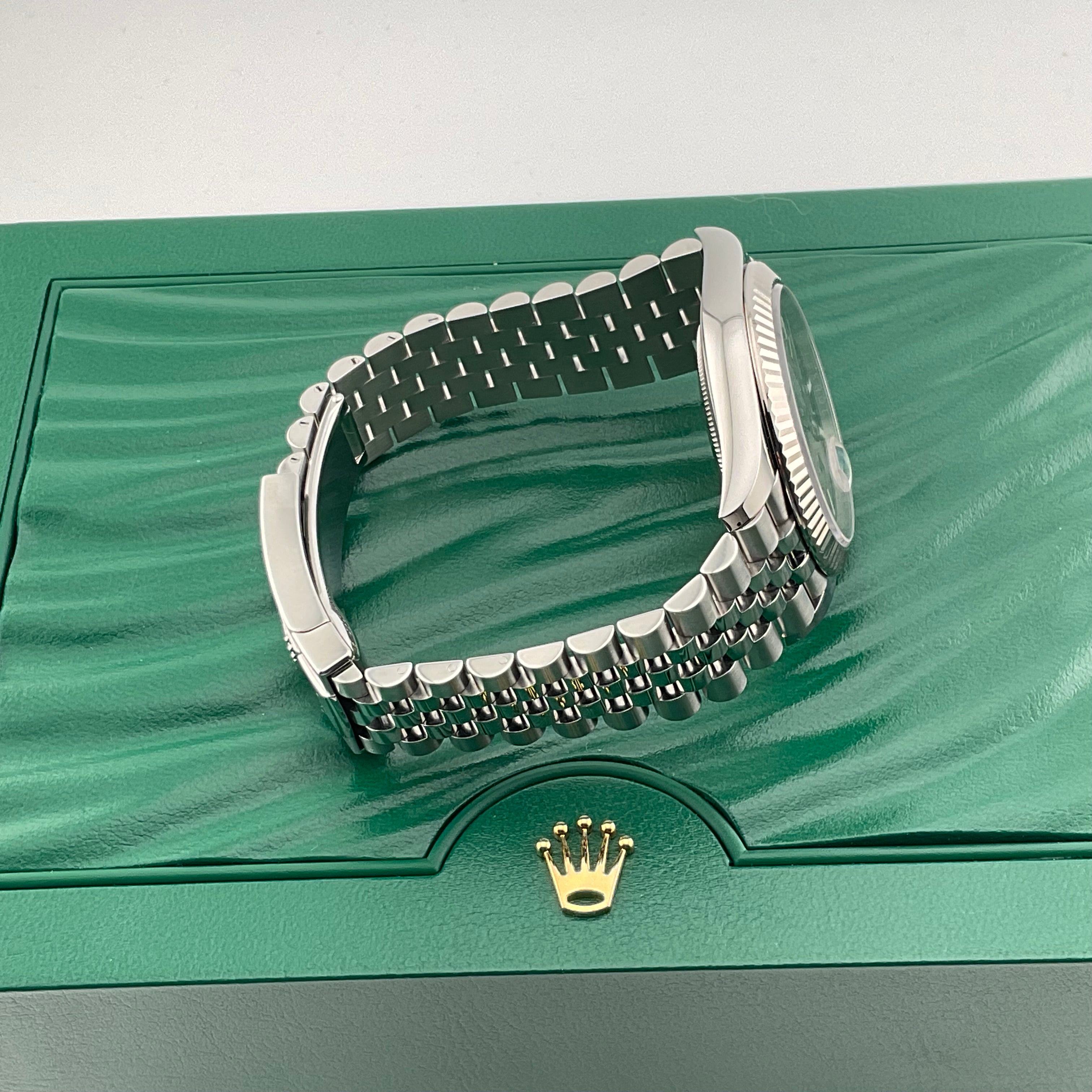 Rolex Datejust 41 | 126334 rhodium jubilee | 2023 | full set