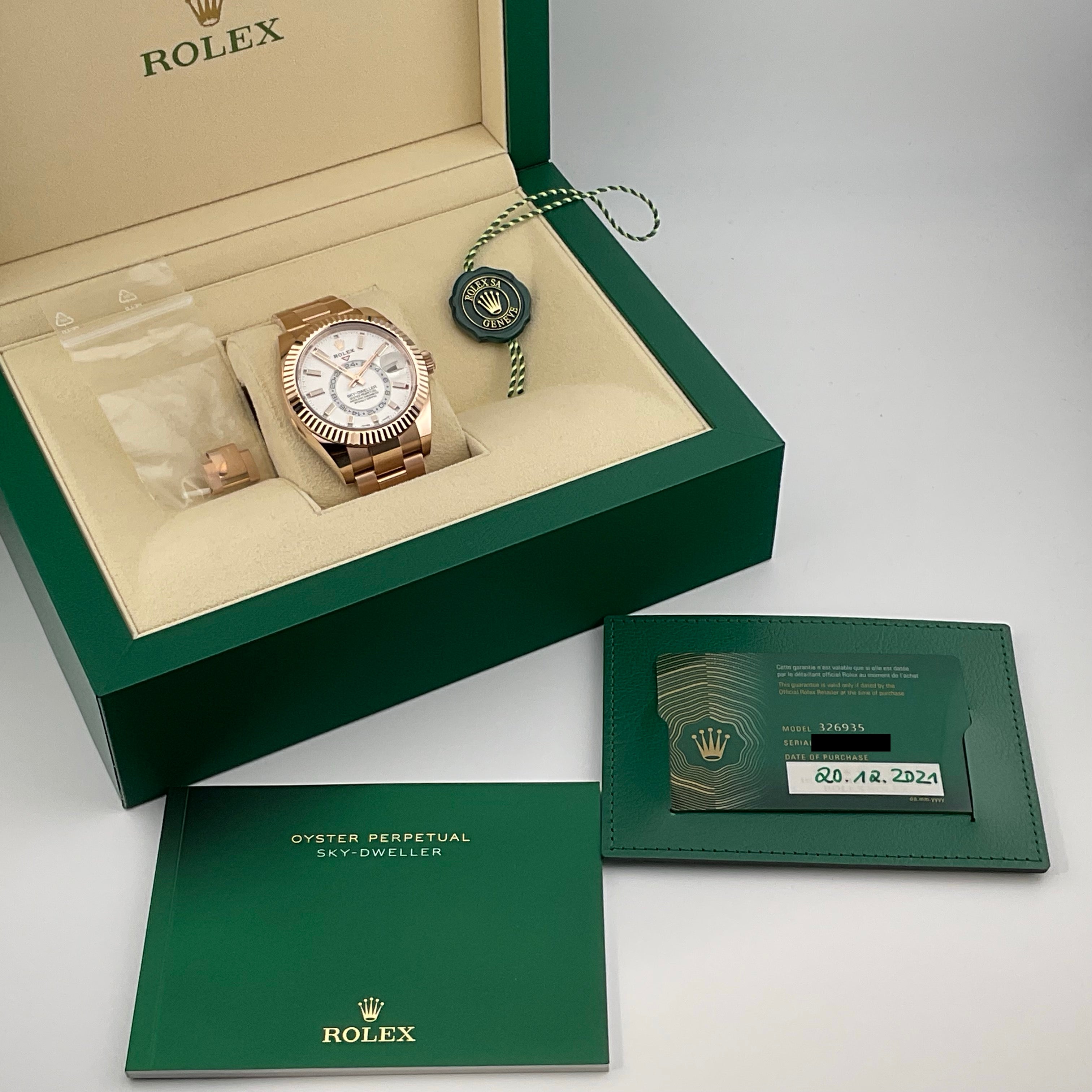 Rolex Skydweller | 326935 weiss | 2021 | Full Set