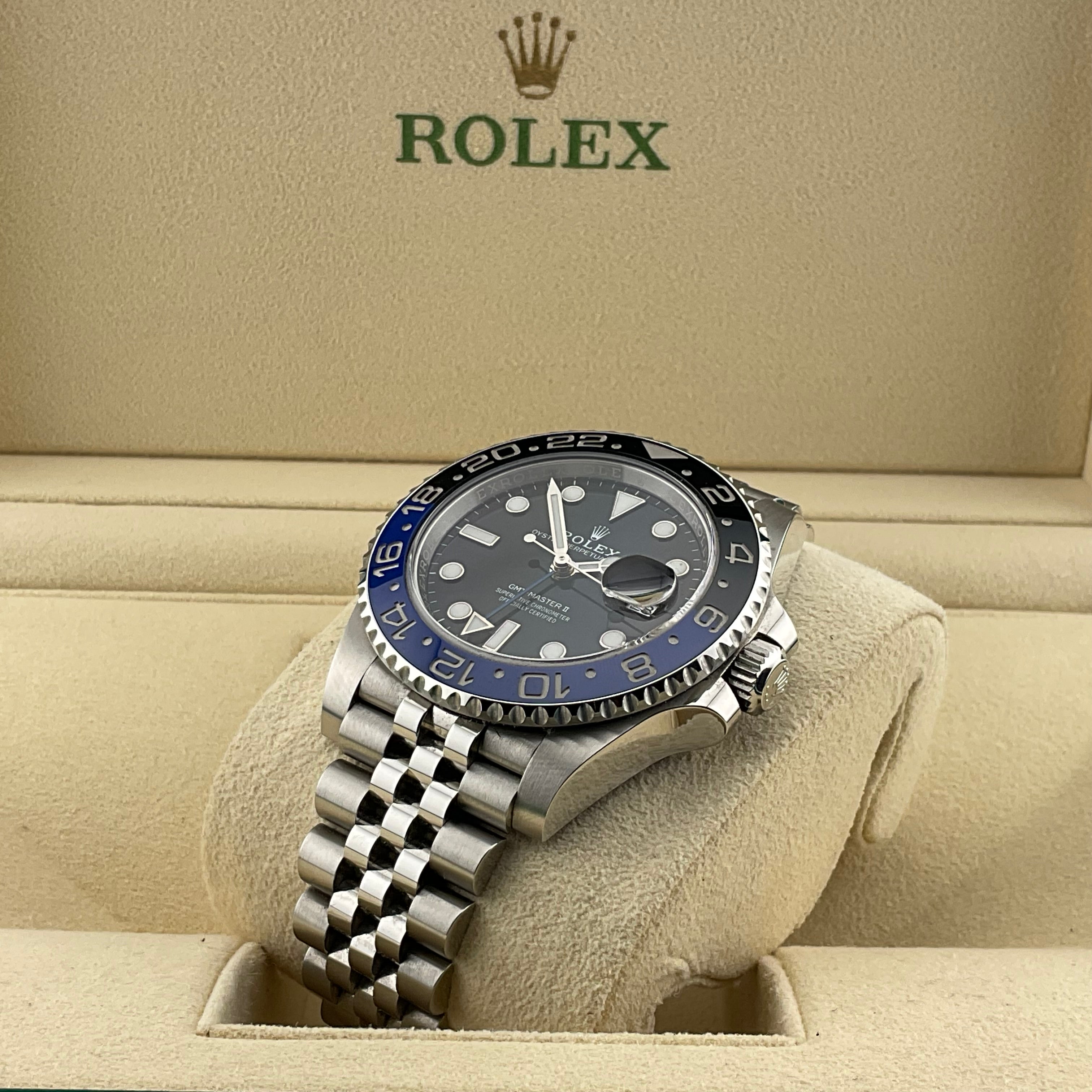 Rolex GMT Master II "Batgirl" | 126710BLNR | 2021 | Full Set