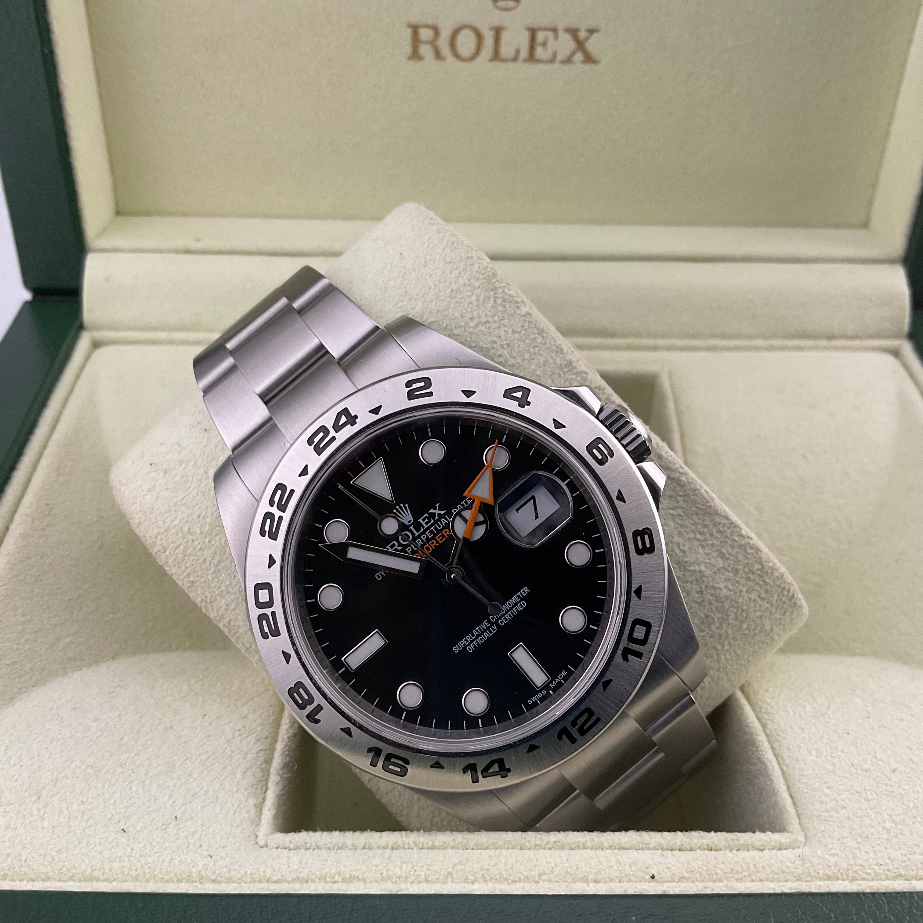 Rolex Explorer II | 216570 schwarz | 2014 | full set