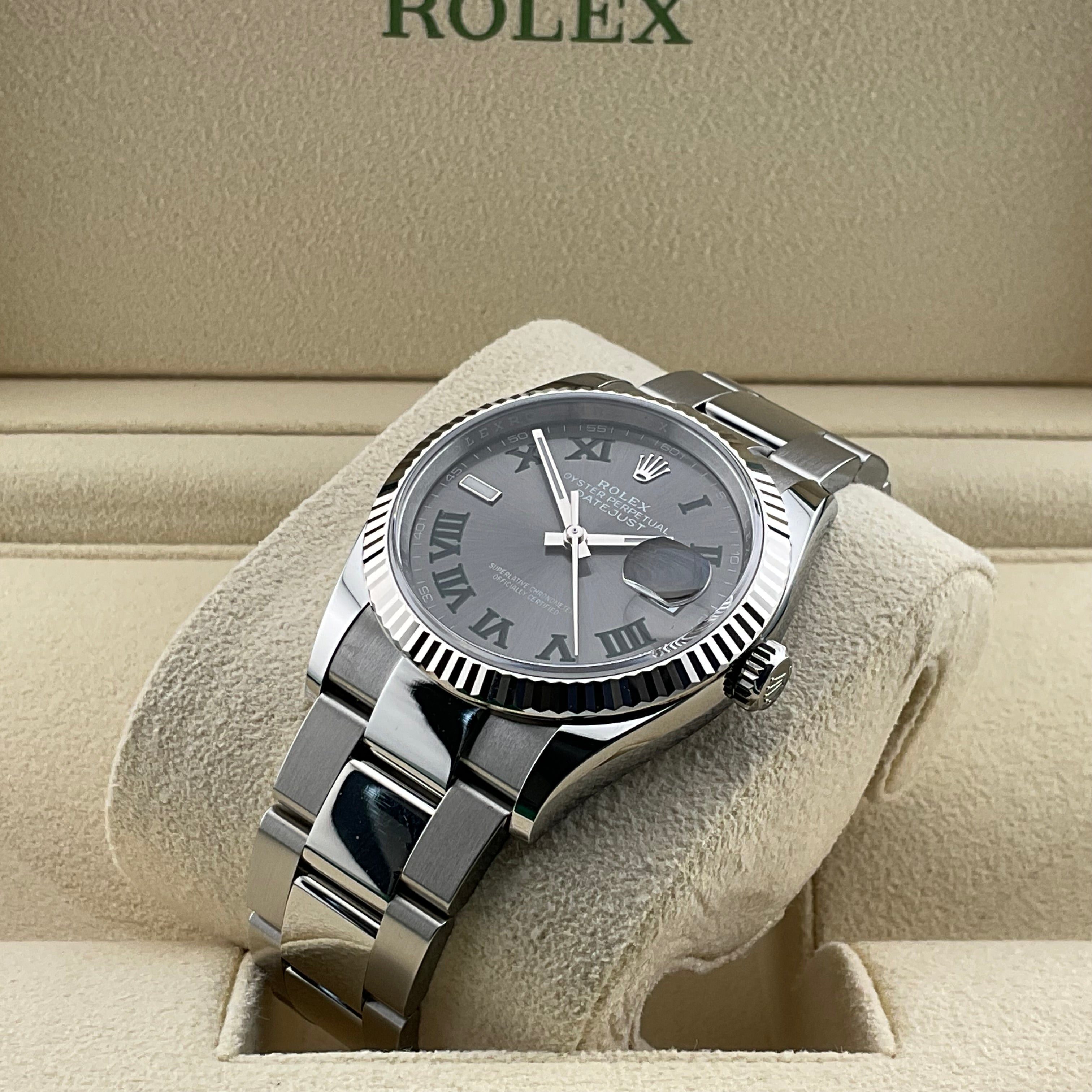 Rolex Datejust 36 | 126234 wimbledon oyster | 2022 | full set