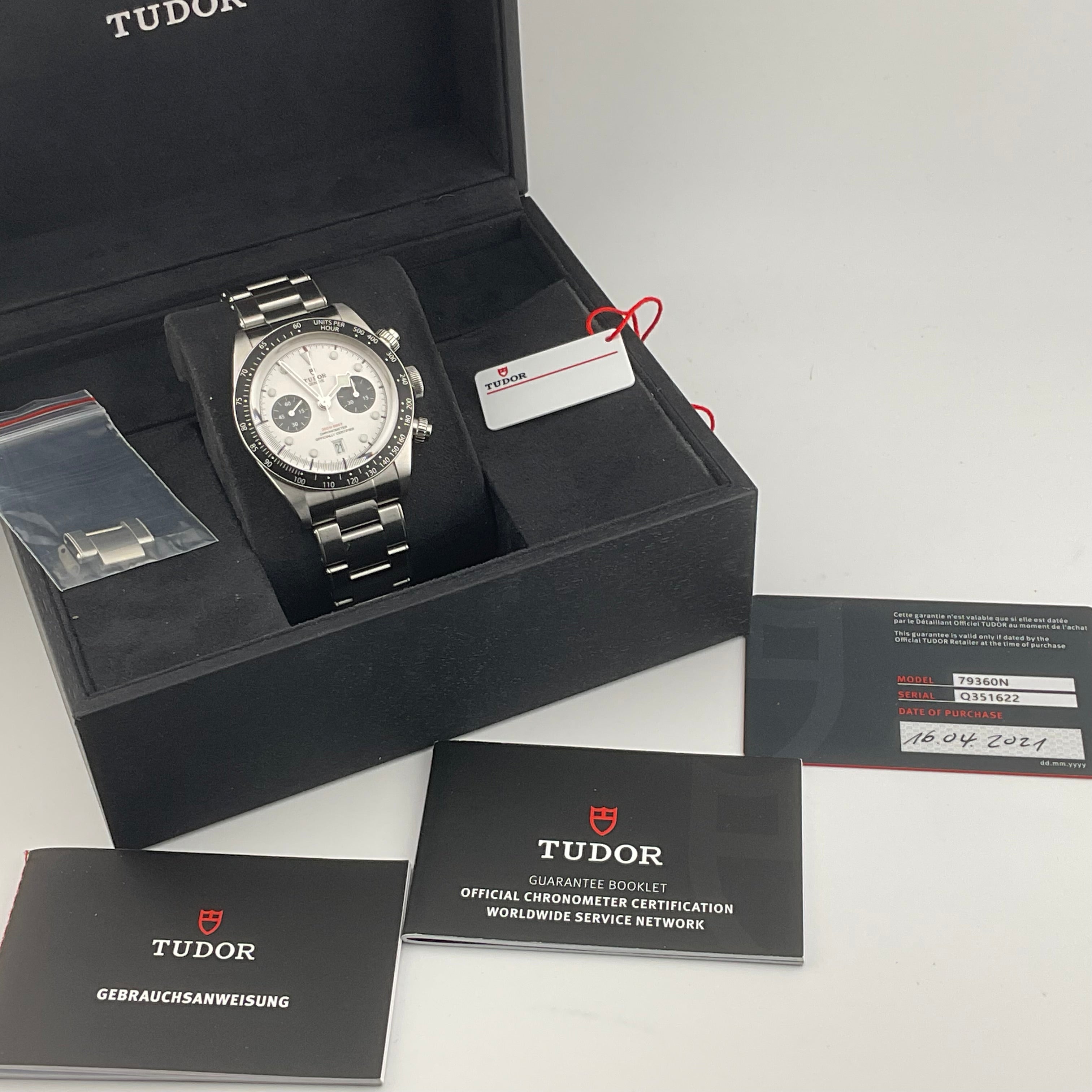 Tudor Black Bay Chrono | 79360N | 2021 | Full set