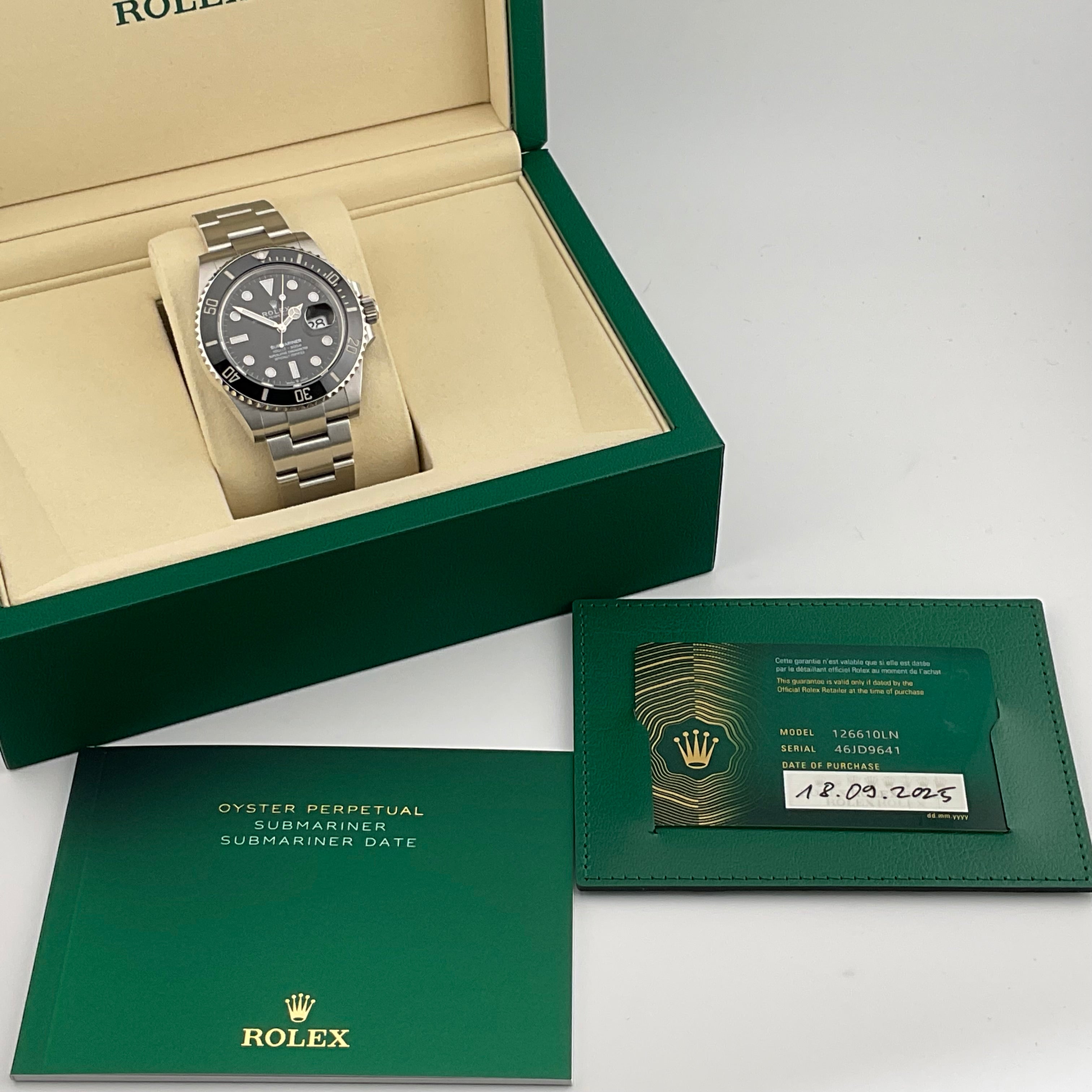 Rolex Submariner Date | 126610LN | 2025 | Full Set