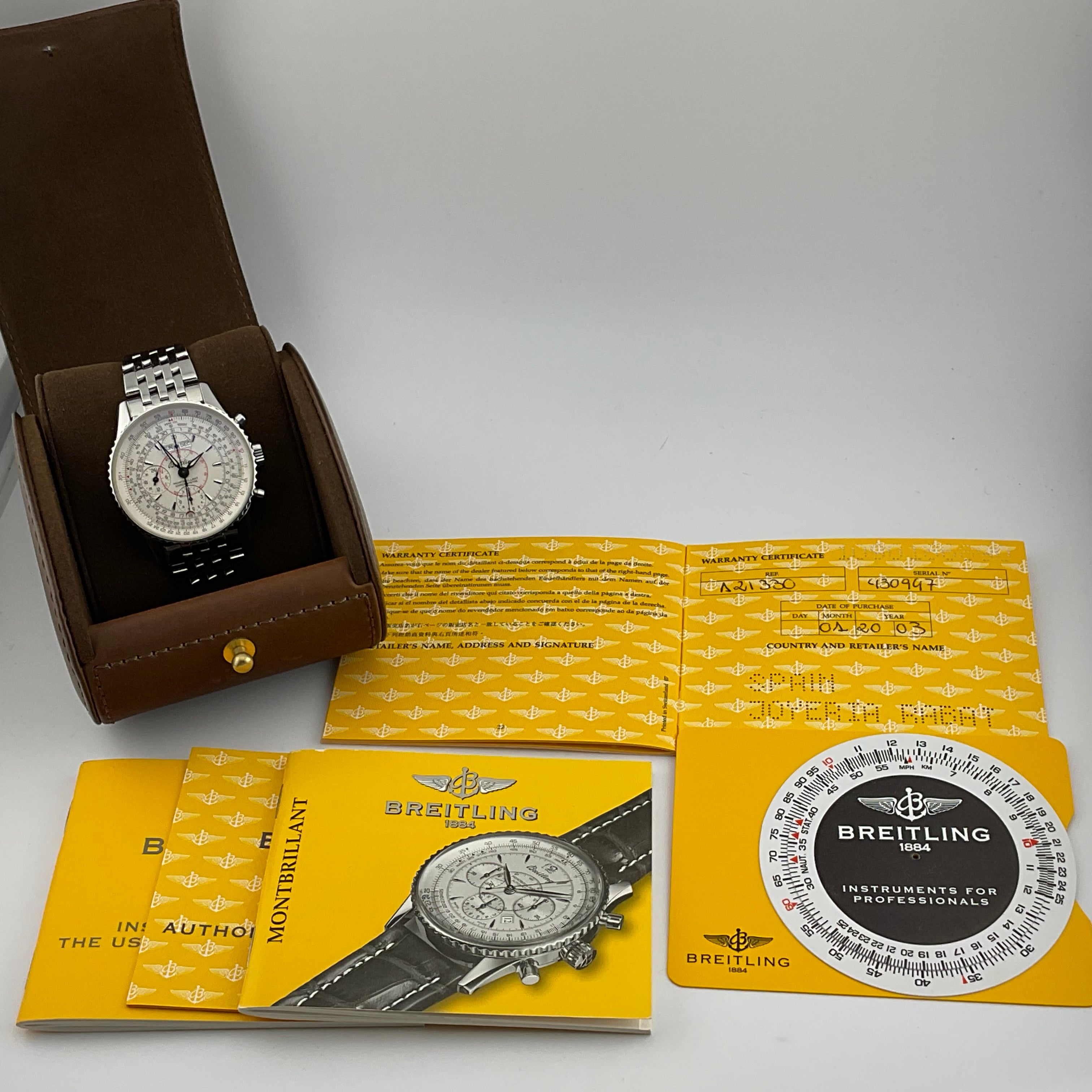 Breitling Montbrillant Datora | A21330 | 2003 | Full Set