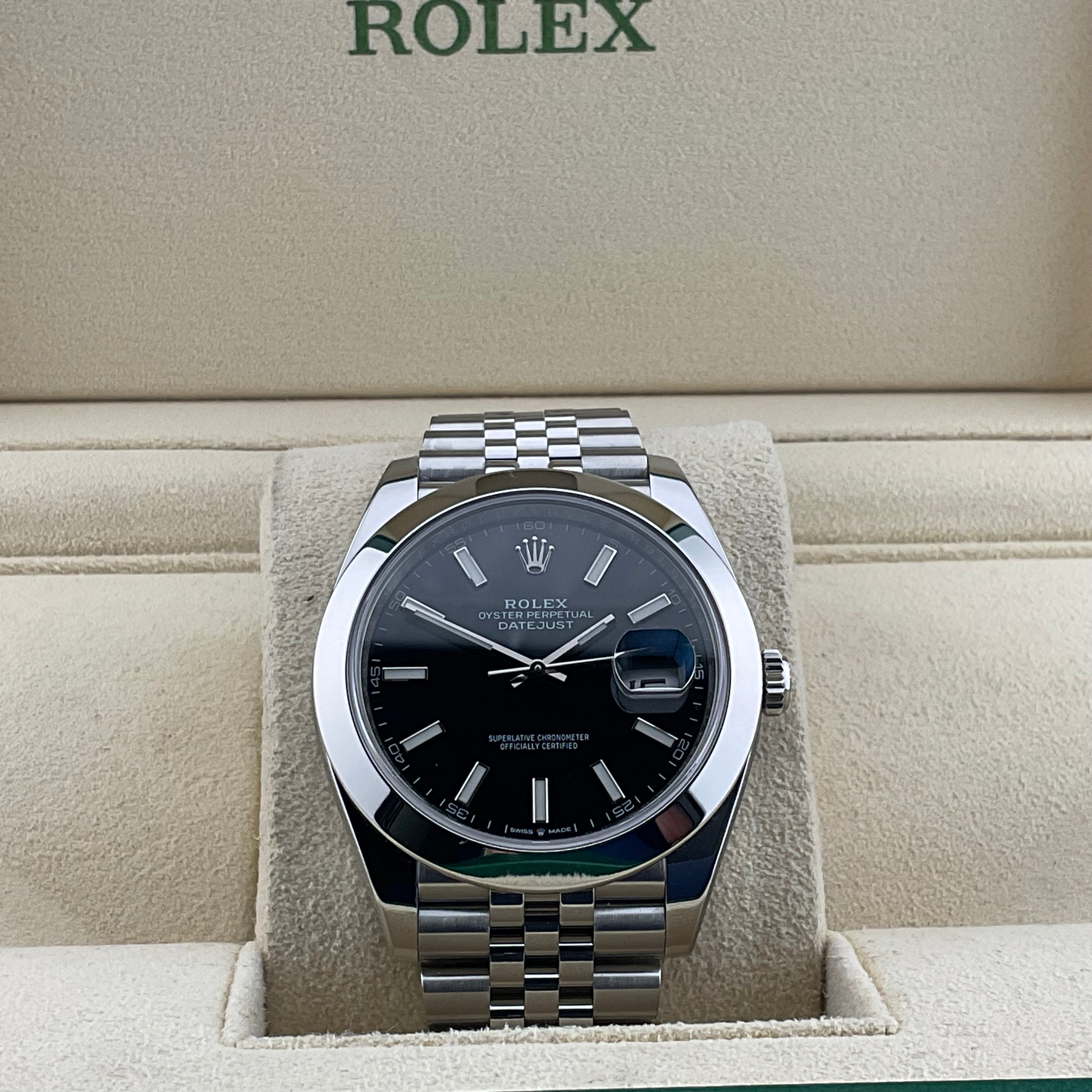 Rolex Datejust 41 | 126300 schwarz jubilee | 2021 | full set