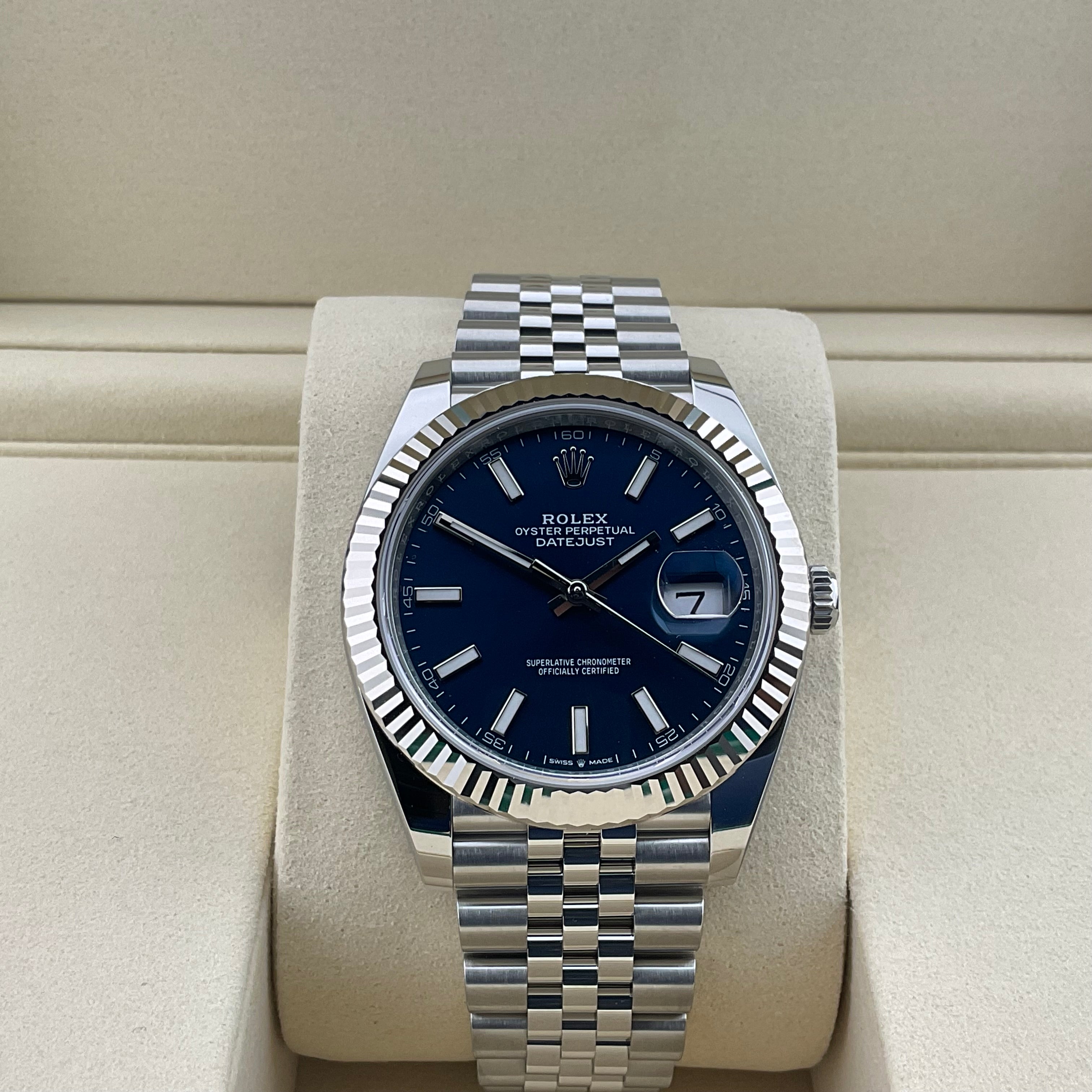 Rolex Datejust 41 | 126334 blau jubilee | 2026 | full set Ungetragen