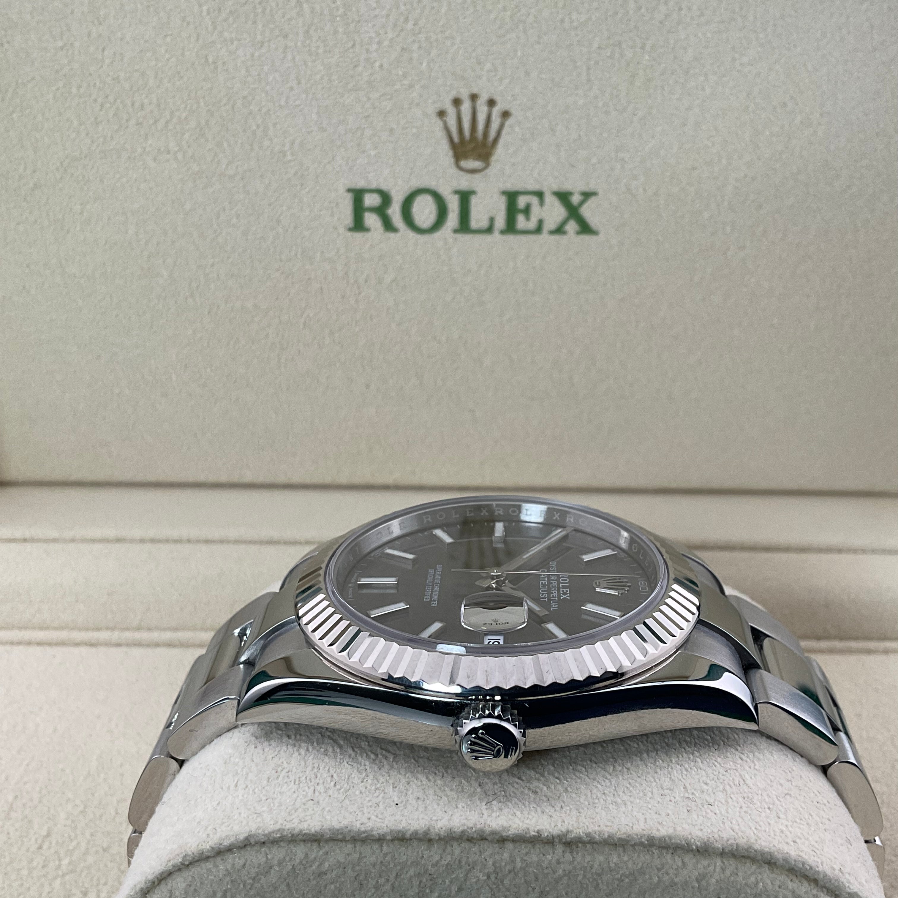Rolex Datejust 41 | 126334 rhodium oyster | 2023 | full set