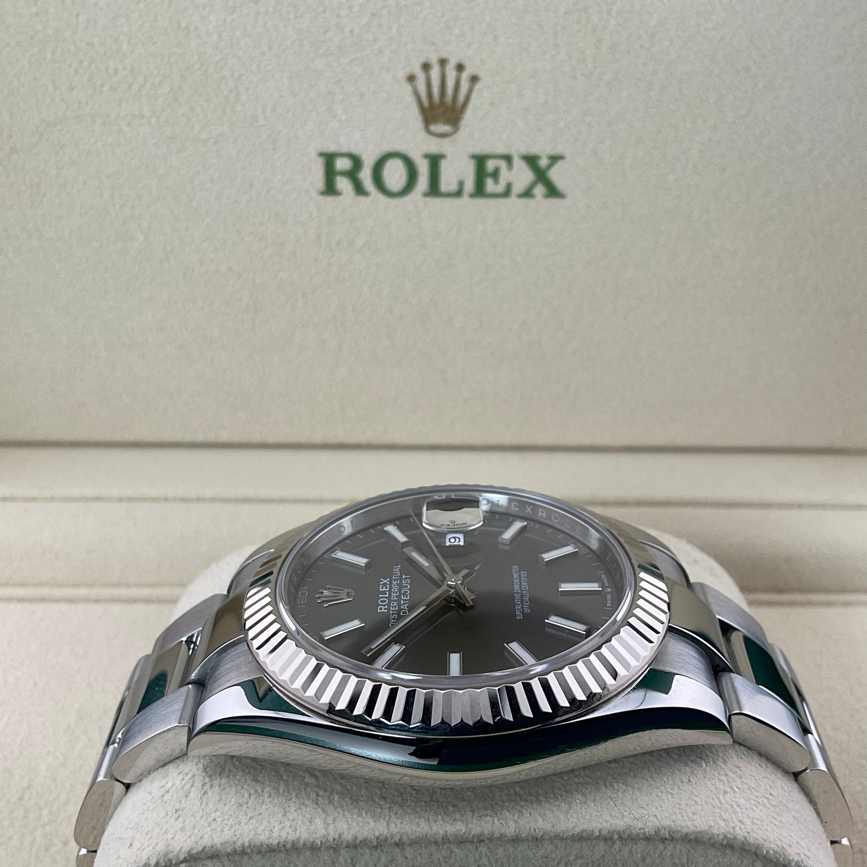 Rolex Datejust 41 | 126334 rhodium oyster | 2023 | full set