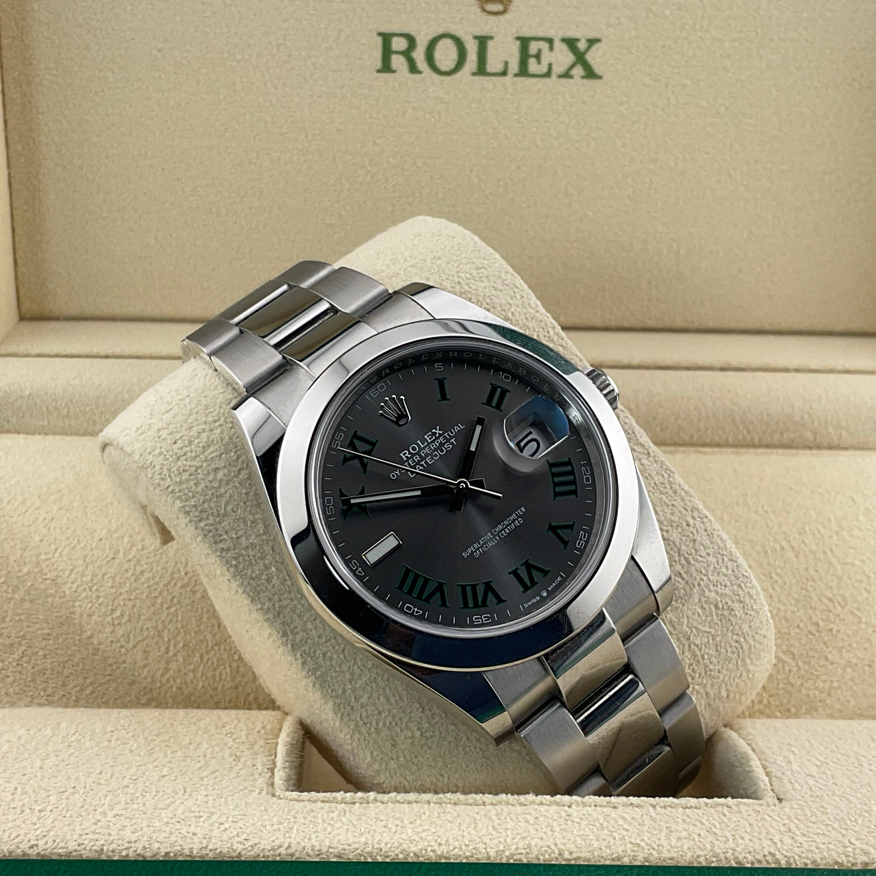 Rolex Datejust 41 | 126300 wimbledon oyster | 2023 | full set