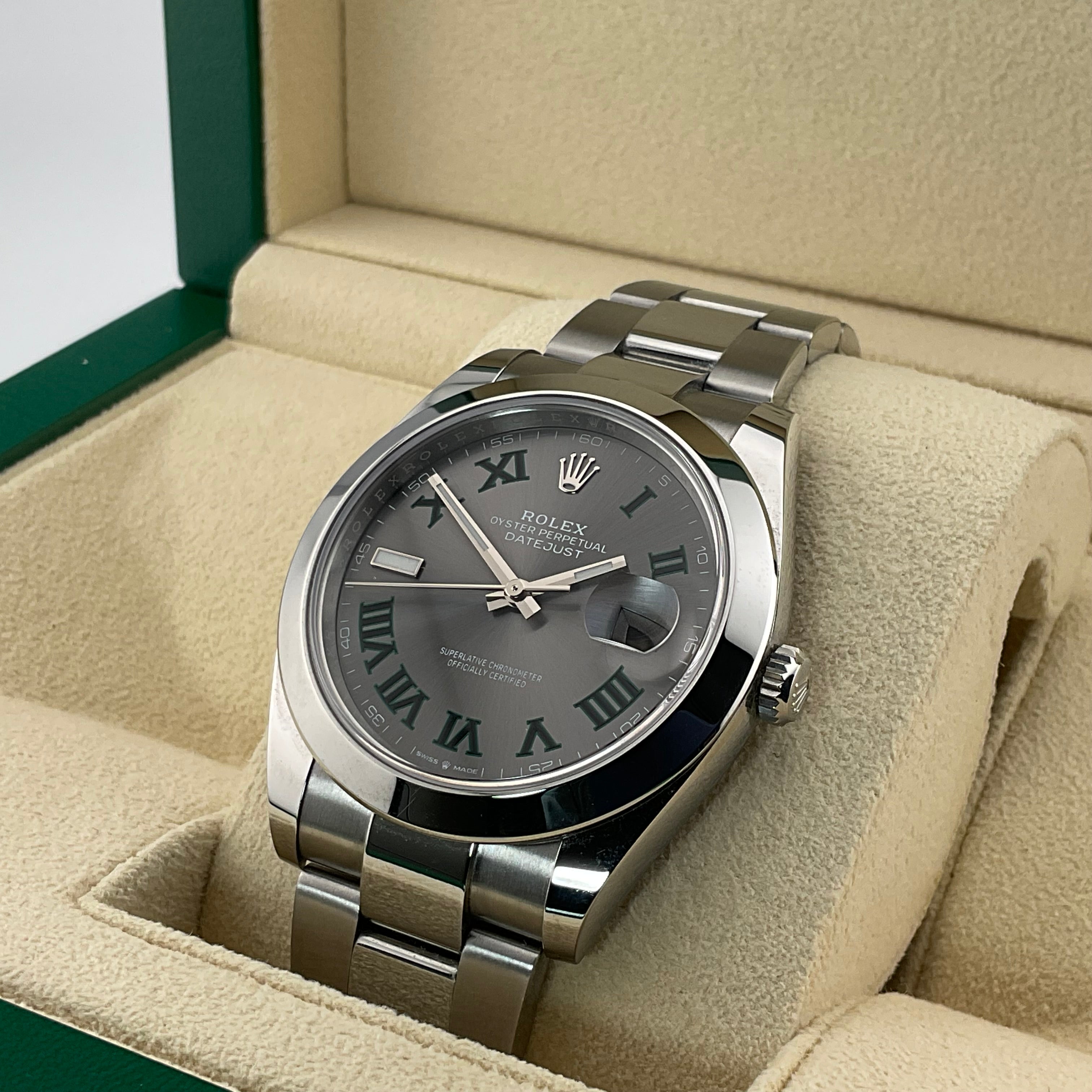 Rolex Datejust 41 | 126300 wimbledon oyster | 2023 | full set