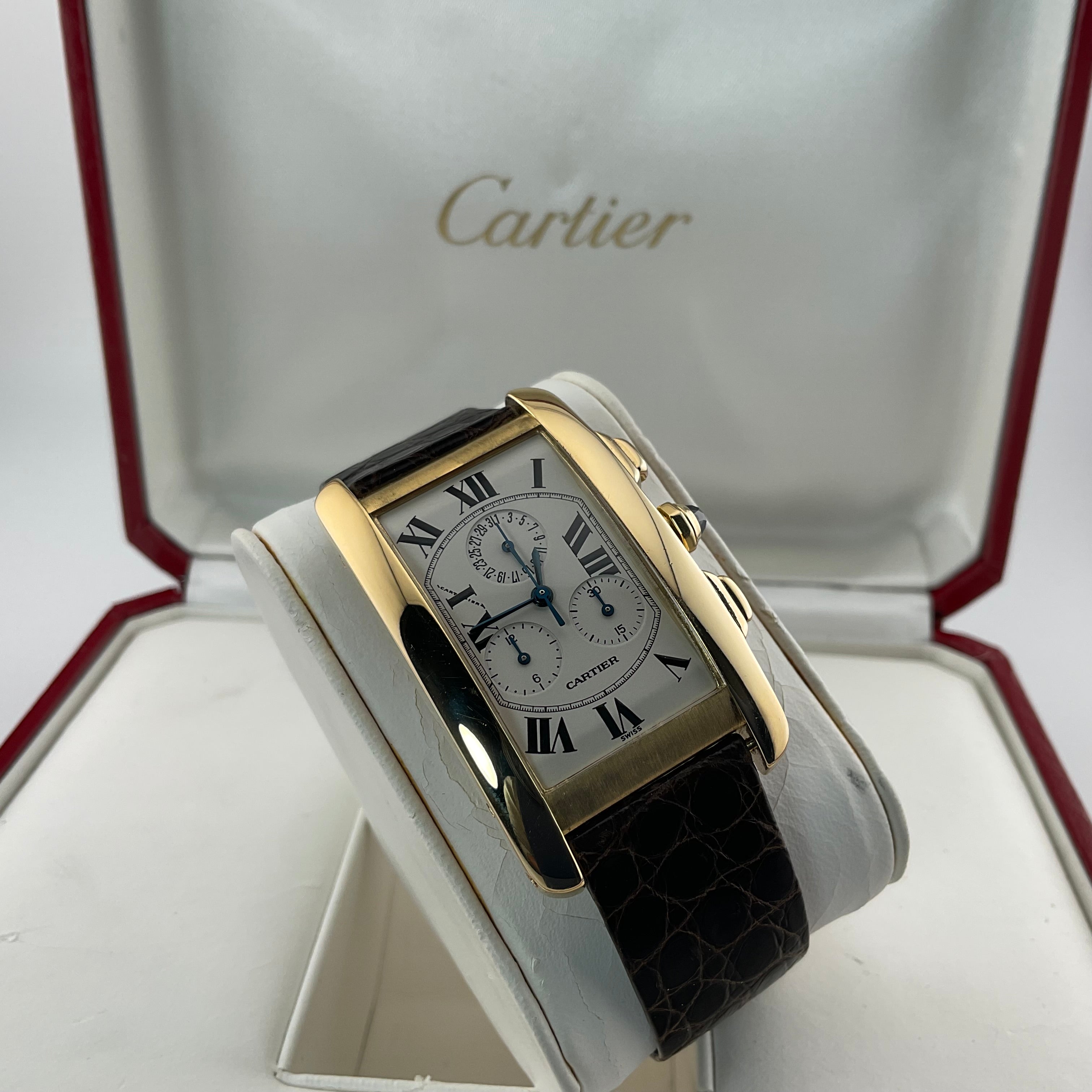Cartier Tank Americaine | W2601156 | 1998 | Full Set